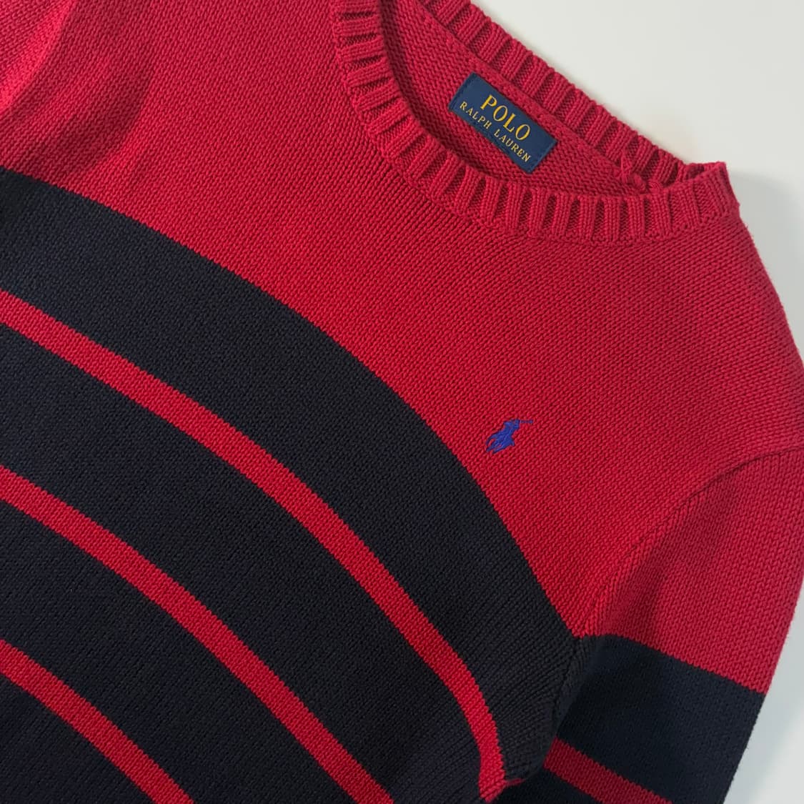Polo   폴로 랄프로렌 자수 코튼 보이즈 스트라이프 니트 상품이미지3