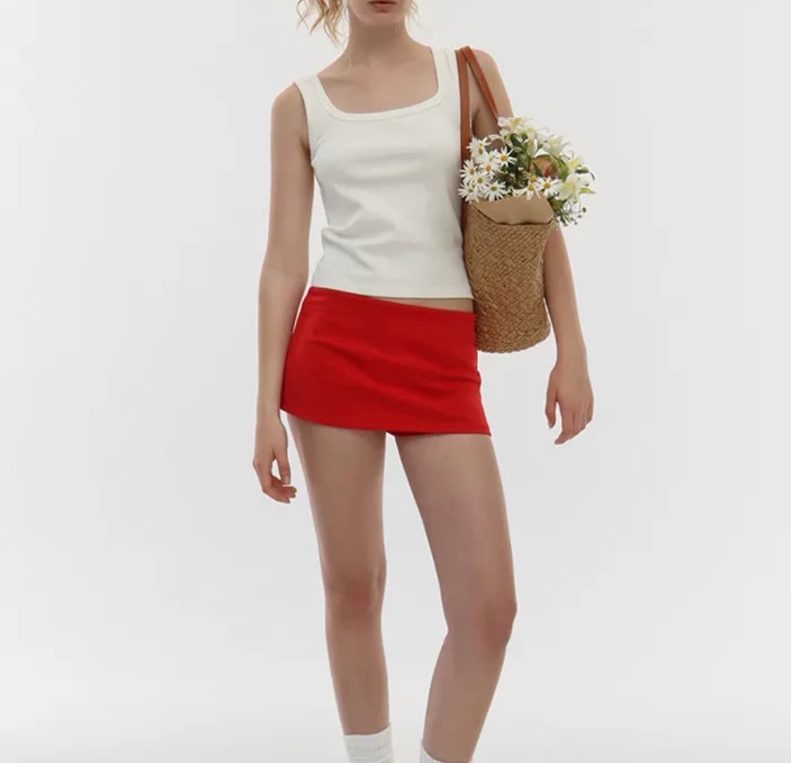 에이블리 블랙업 텐션 미니숏스커트팬츠 치마바지 지그재그무신사크림빈티지쉬인 상품이미지1