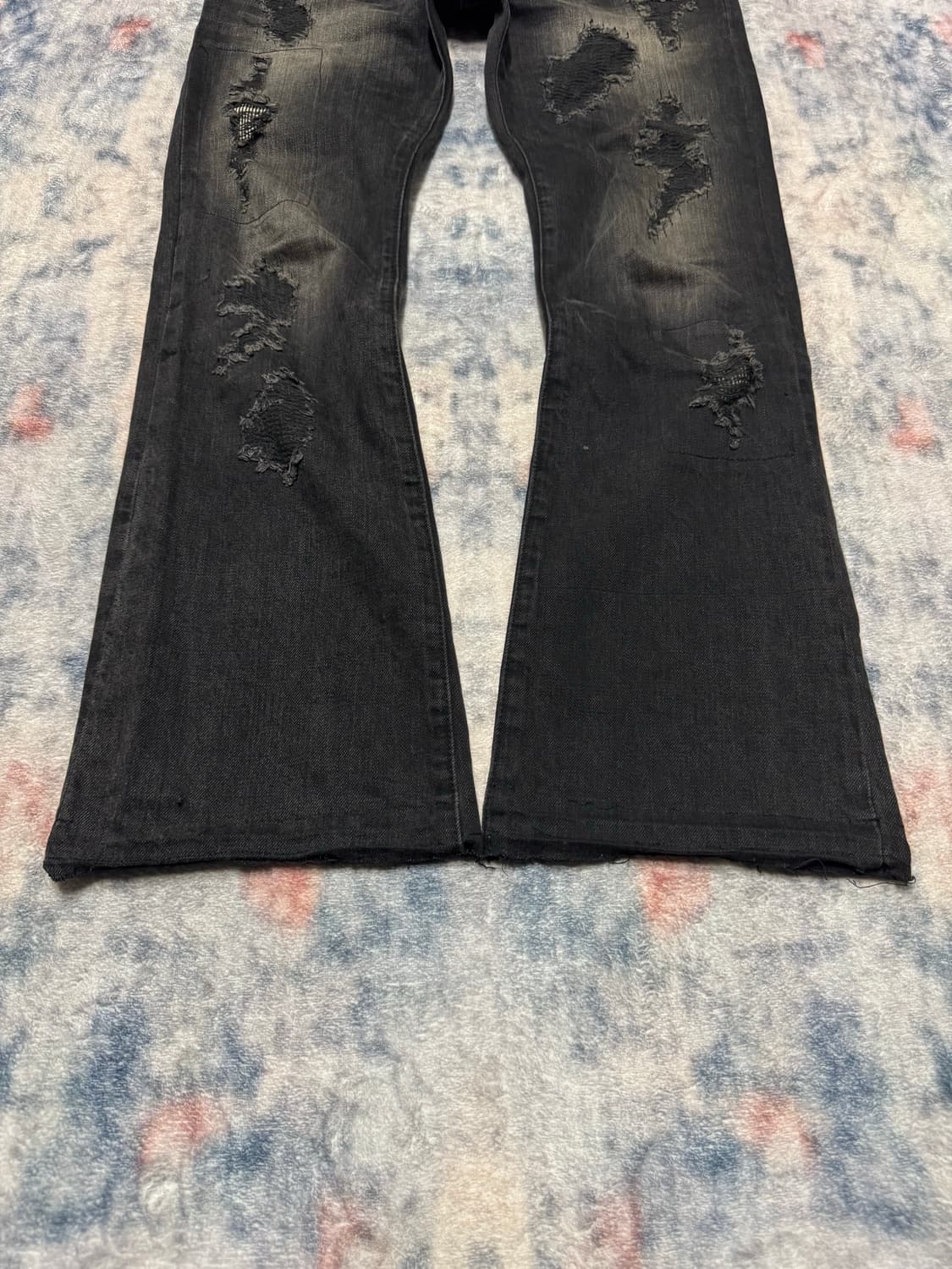 Fuga 00s archive black distressed boots  상품이미지5