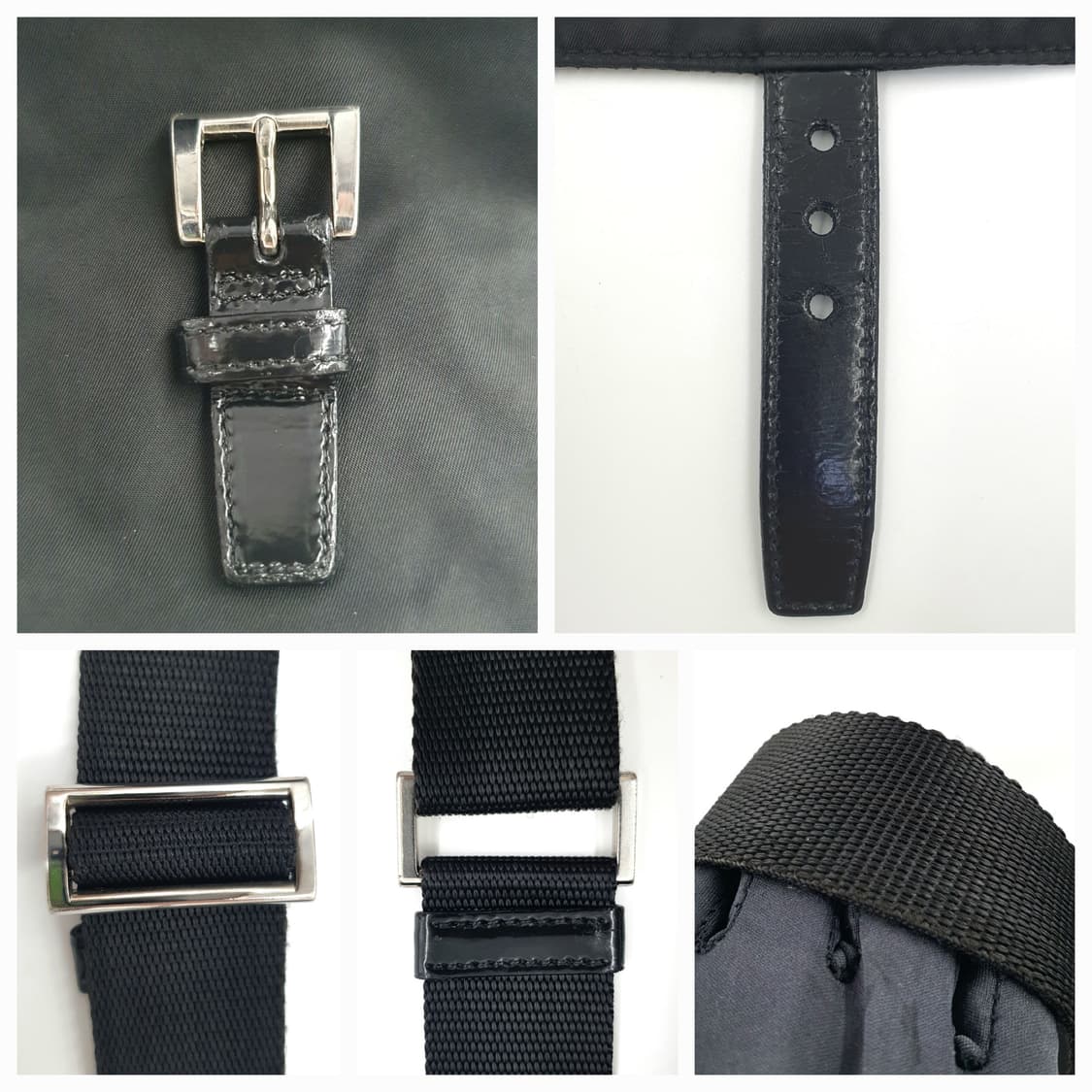 프라다 리나일론 블랙 메신저백 크로스백 숄더백 상품이미지7