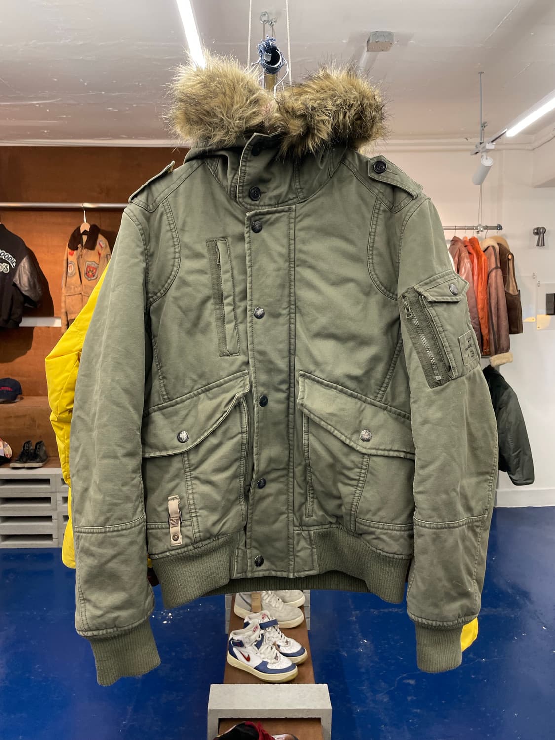 DIESEL 디젤 military 야상 파카 상품이미지5