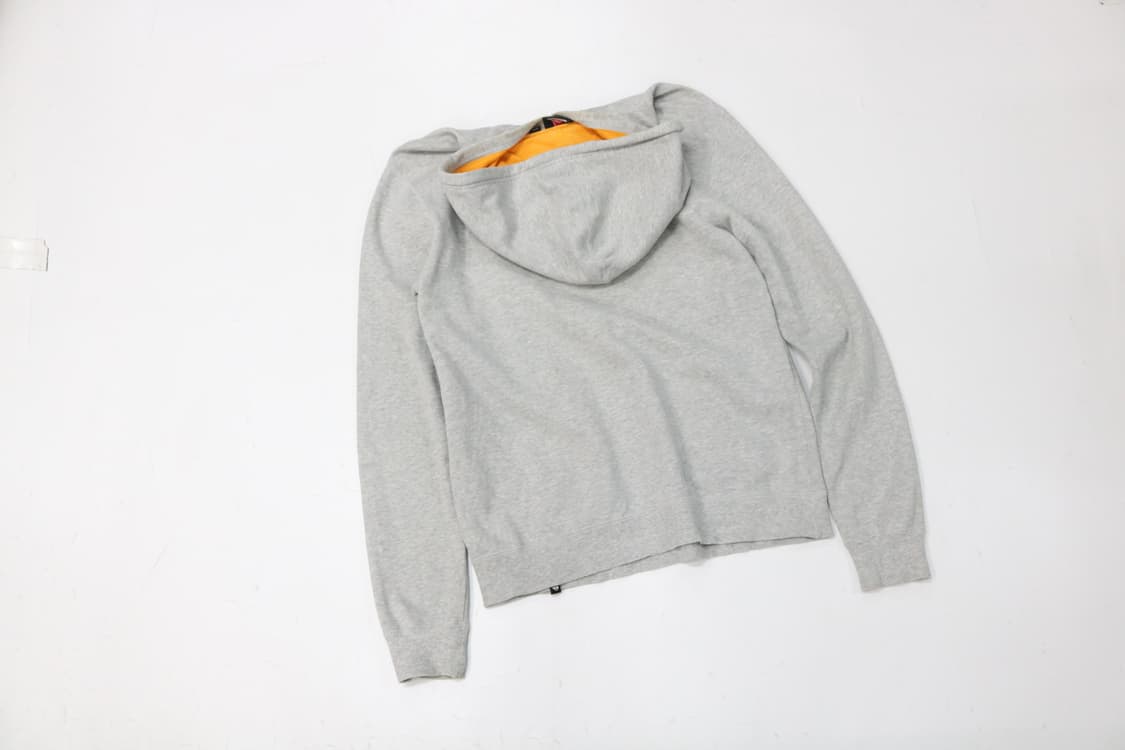 QUIKSILVER 퀵실버 빈티지 로고 오렌지 포인트 그레이 후드티 상품이미지9