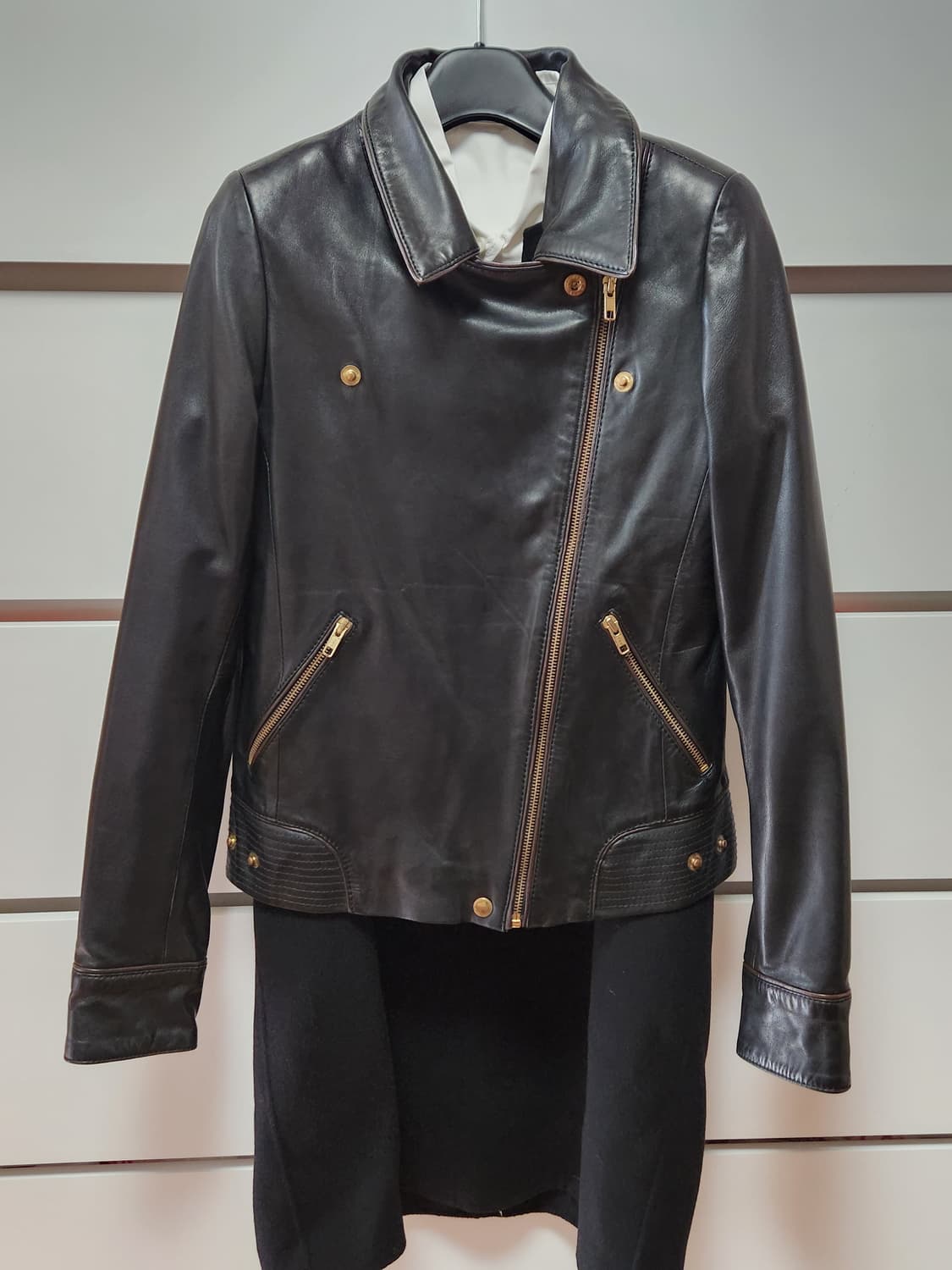 마쥬 송아지가죽자켓 상품이미지7