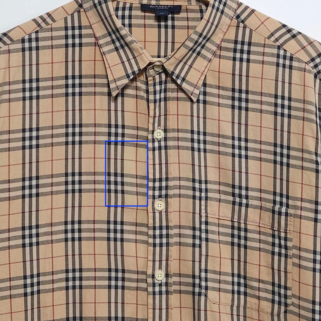 105)BURBERRY 버버리 노바체크 반팔 셔츠 상품이미지2