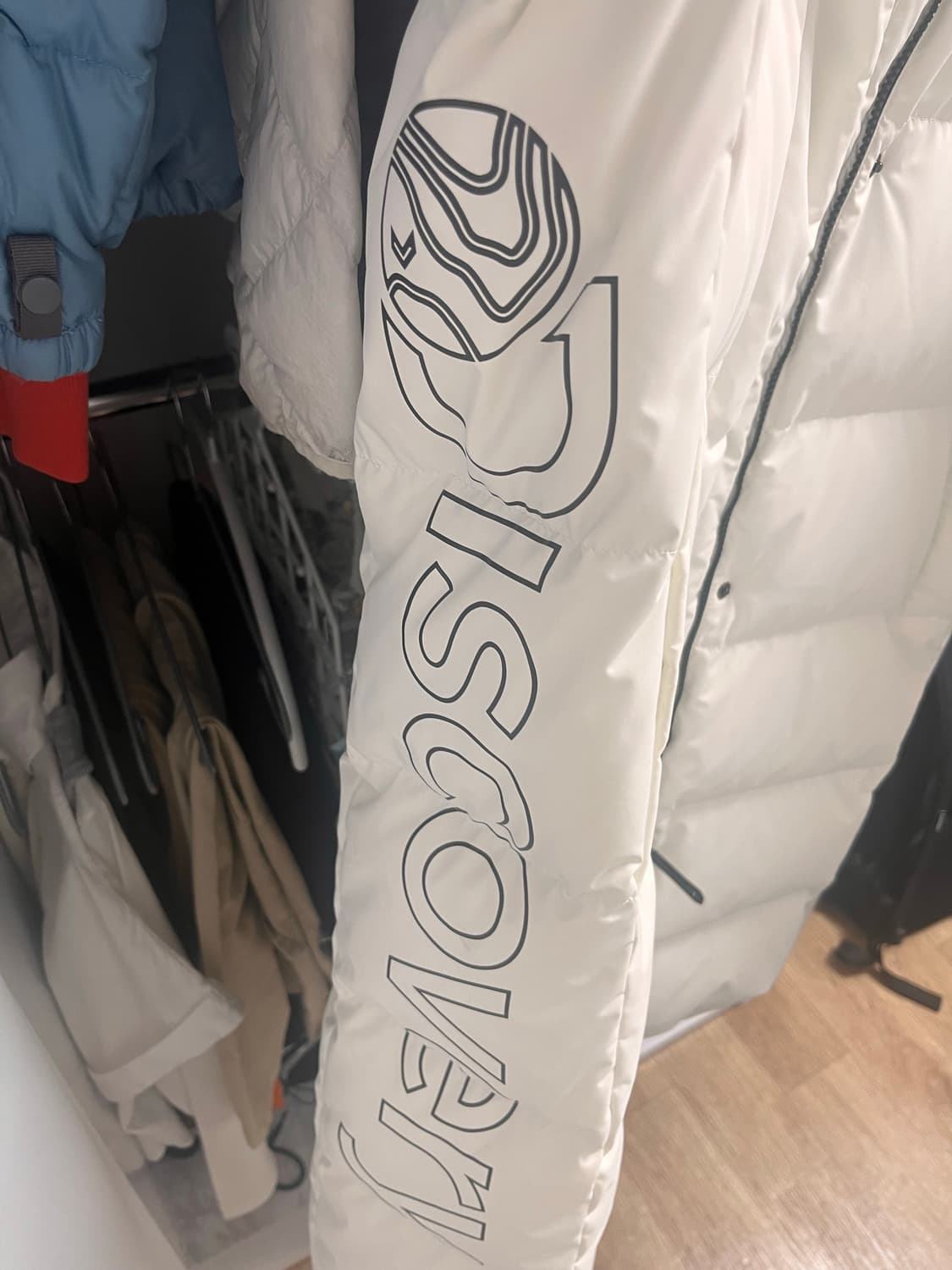 디스커버리 롱패딩 화이트 95 상품이미지4