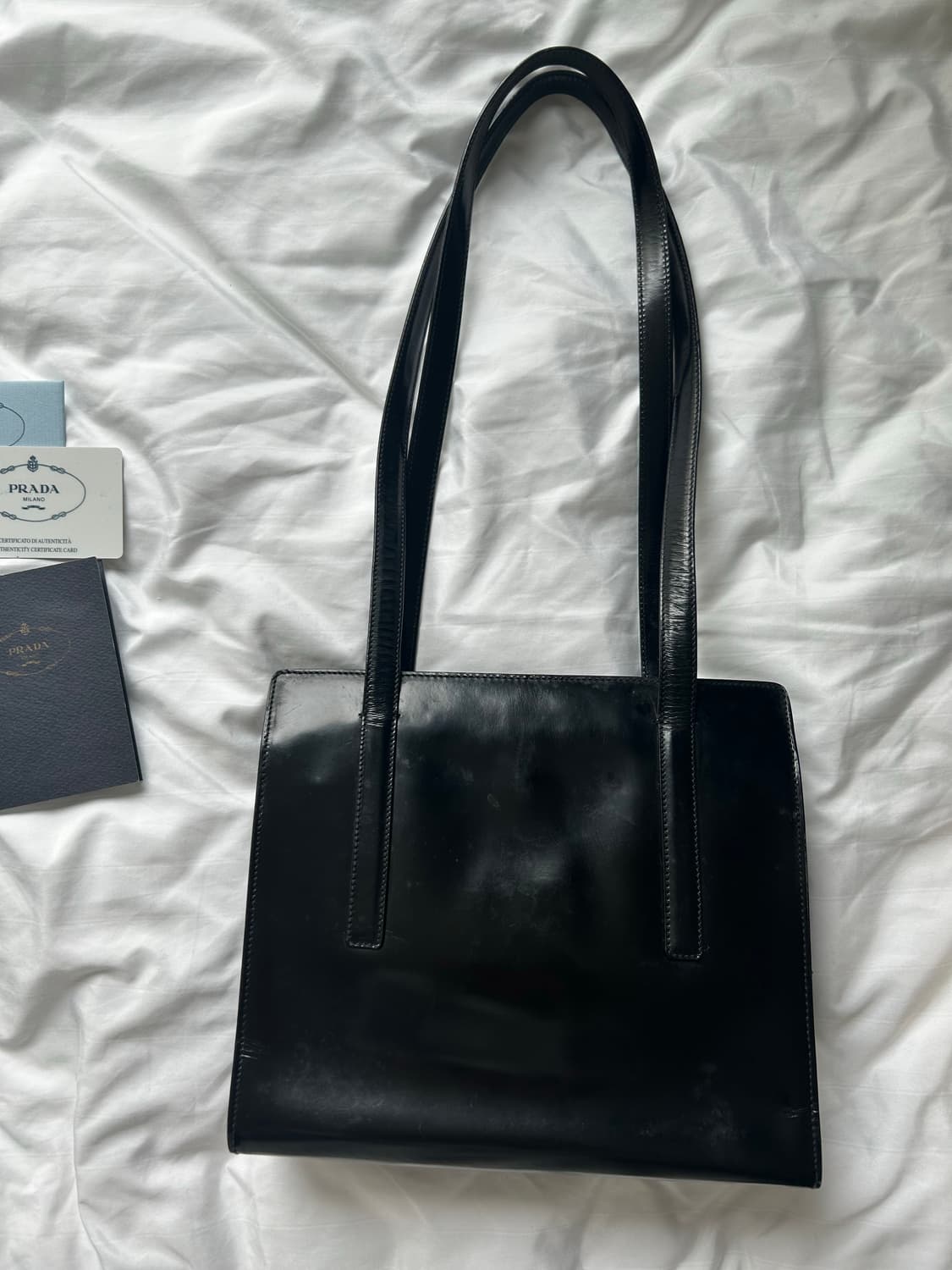 프라다 블랙 숄더백 상품이미지2