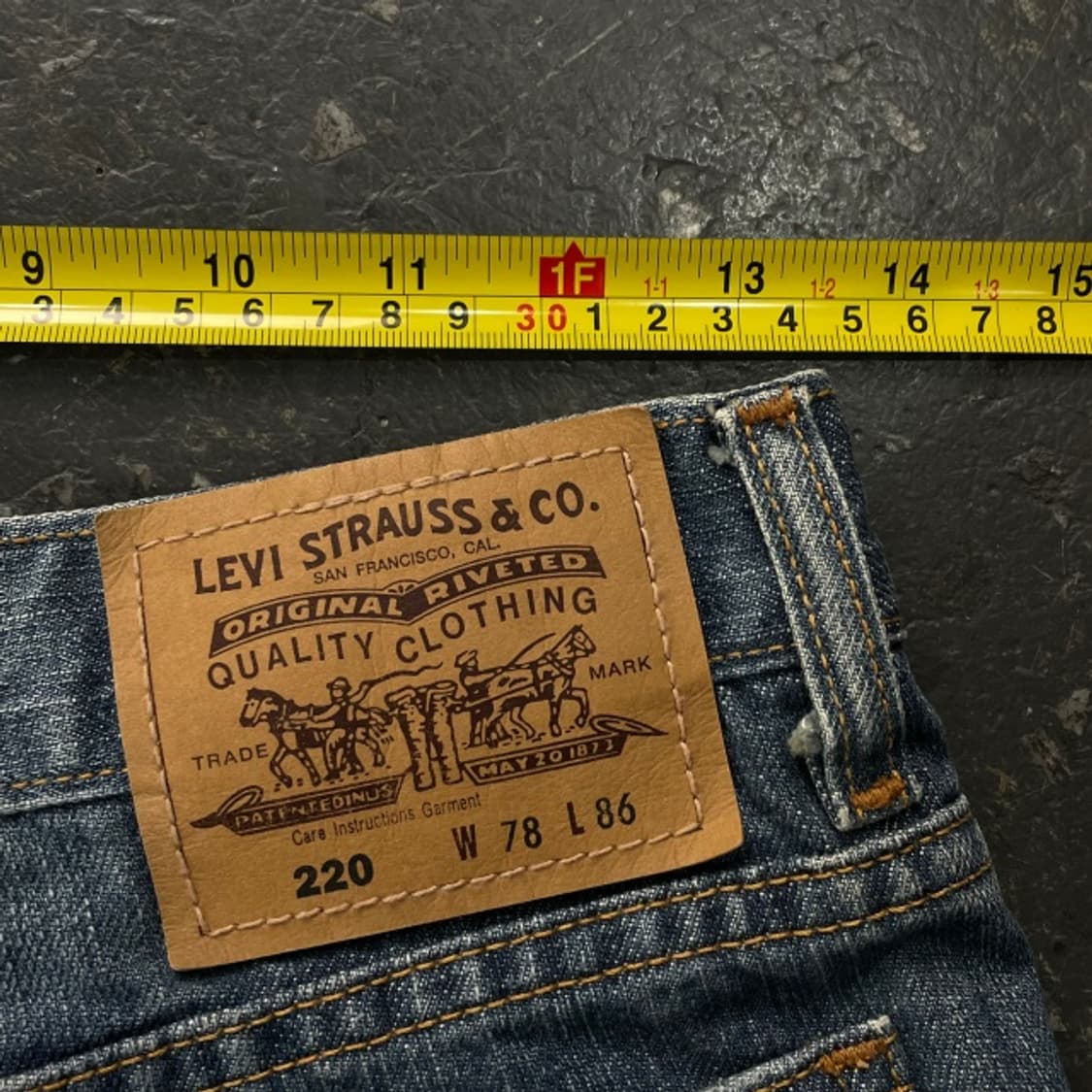 32 리바이스 220 오렌지탭 청바지 상품이미지8