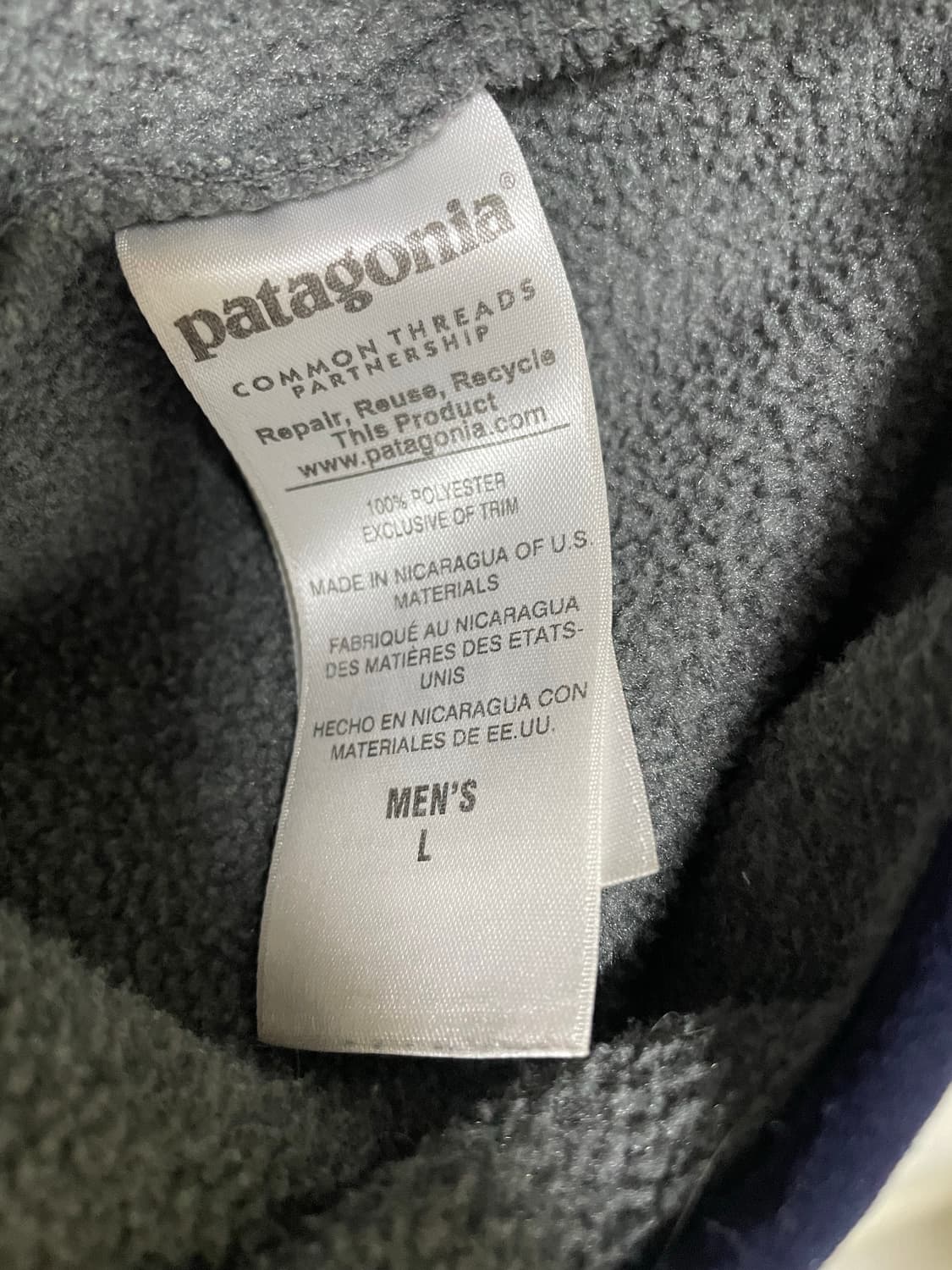 파타고니아 신칠라 그레이 상품이미지4