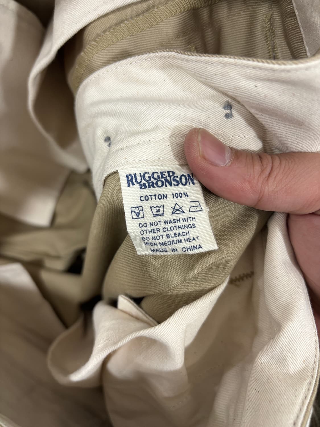 [34] 1942 US 아미 치노 트라우저 카키 상품이미지8