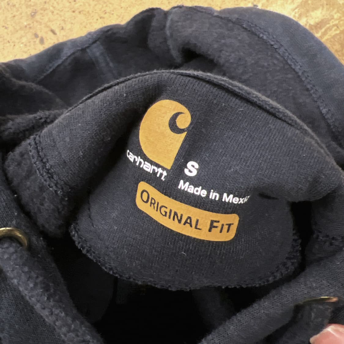 칼하트 블랙 후드집업 상품이미지5