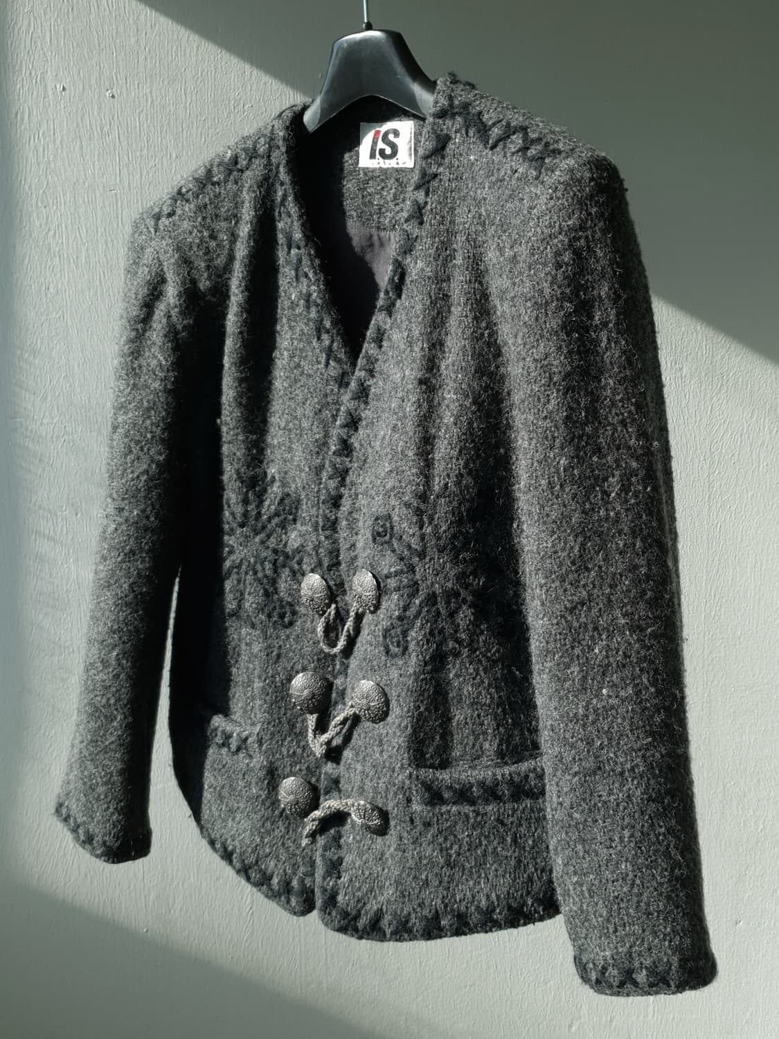 80s Issey Miyake tyrolean wool jacket 상품이미지4