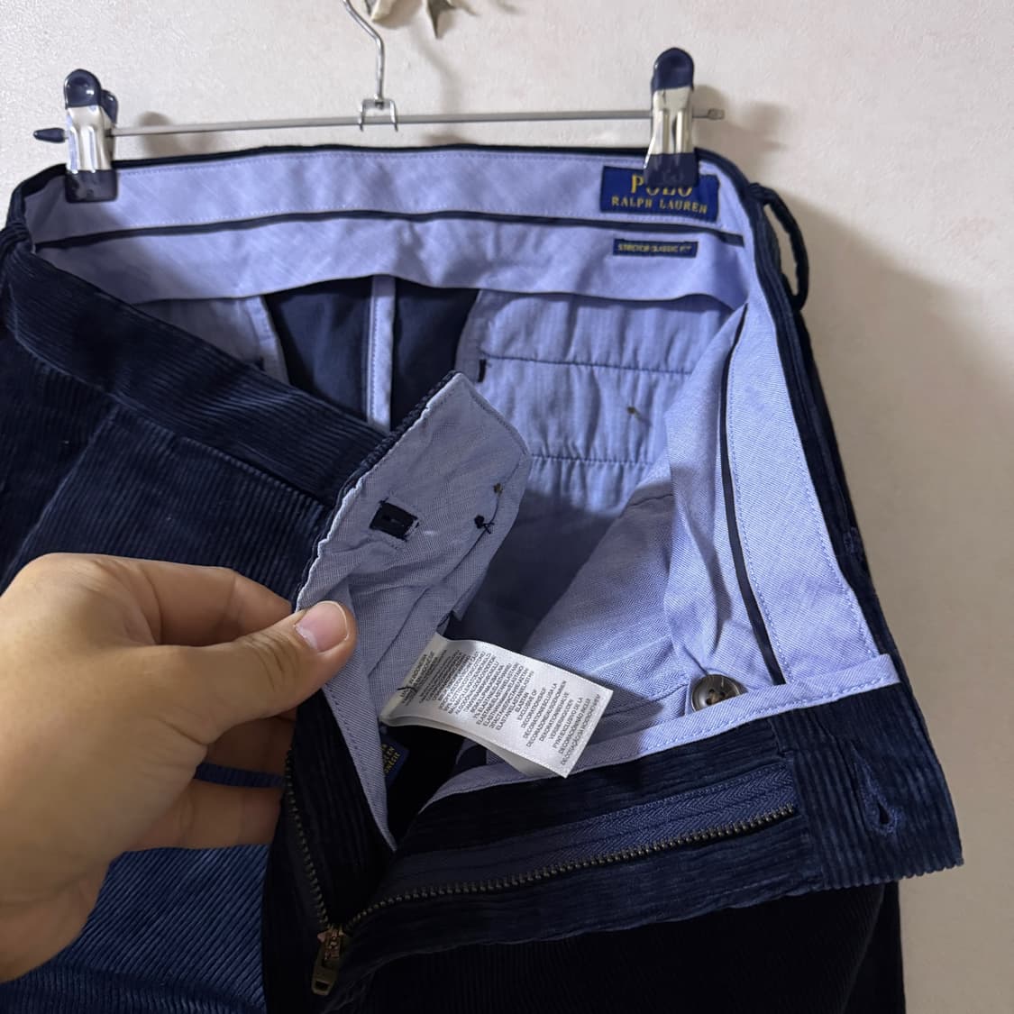 폴로 랄프로렌 코듀로이 남성 네이비 팬츠 33/30 상품이미지6