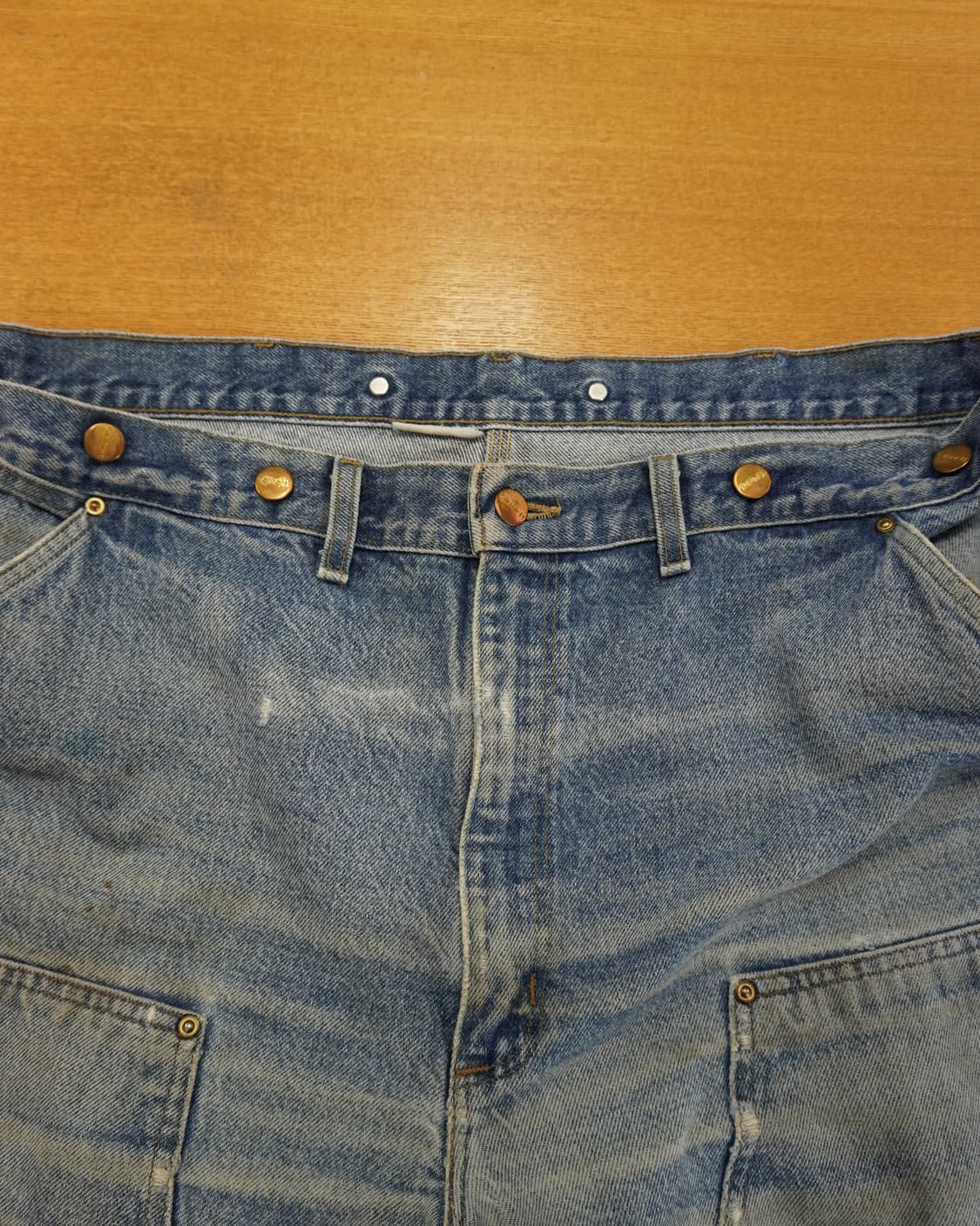 90s~00s 칼하트 B07 더블니 데님팬츠 상품이미지3