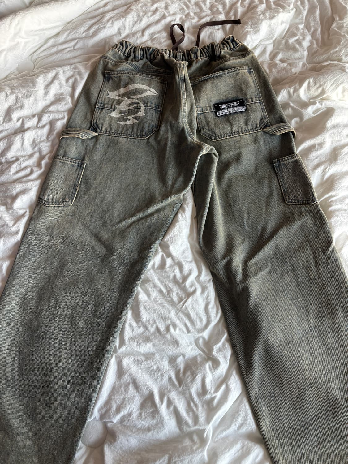 Aape 에이프 문페이스 워시드 데님 S사이즈 상품이미지6