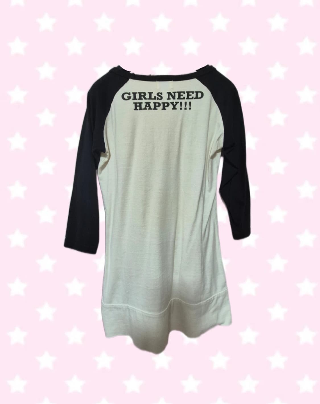 빈티지 펑크 나나깔 비비안st y2k 나그랑 7부 티셔츠 상품이미지2