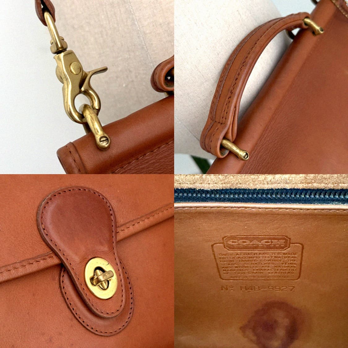 올드 코치 윌리스 브라운 크로스바디 숄더백 상품이미지10