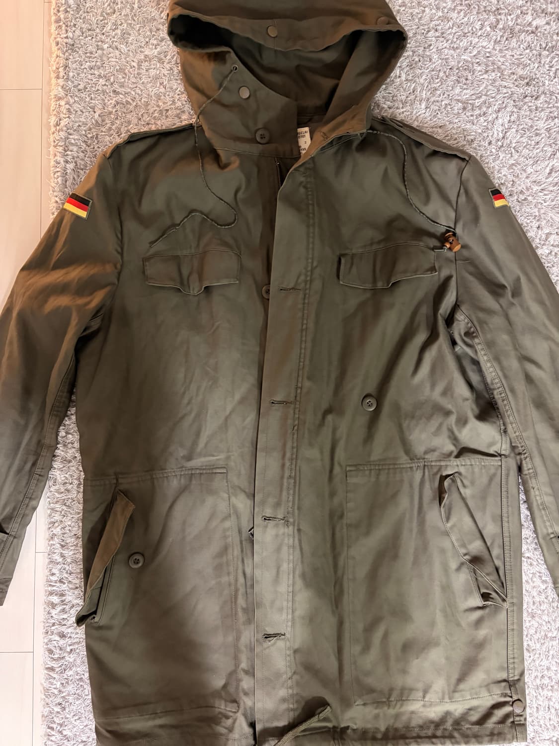 80's 독일군 오리지널 자켓 105 상품이미지2