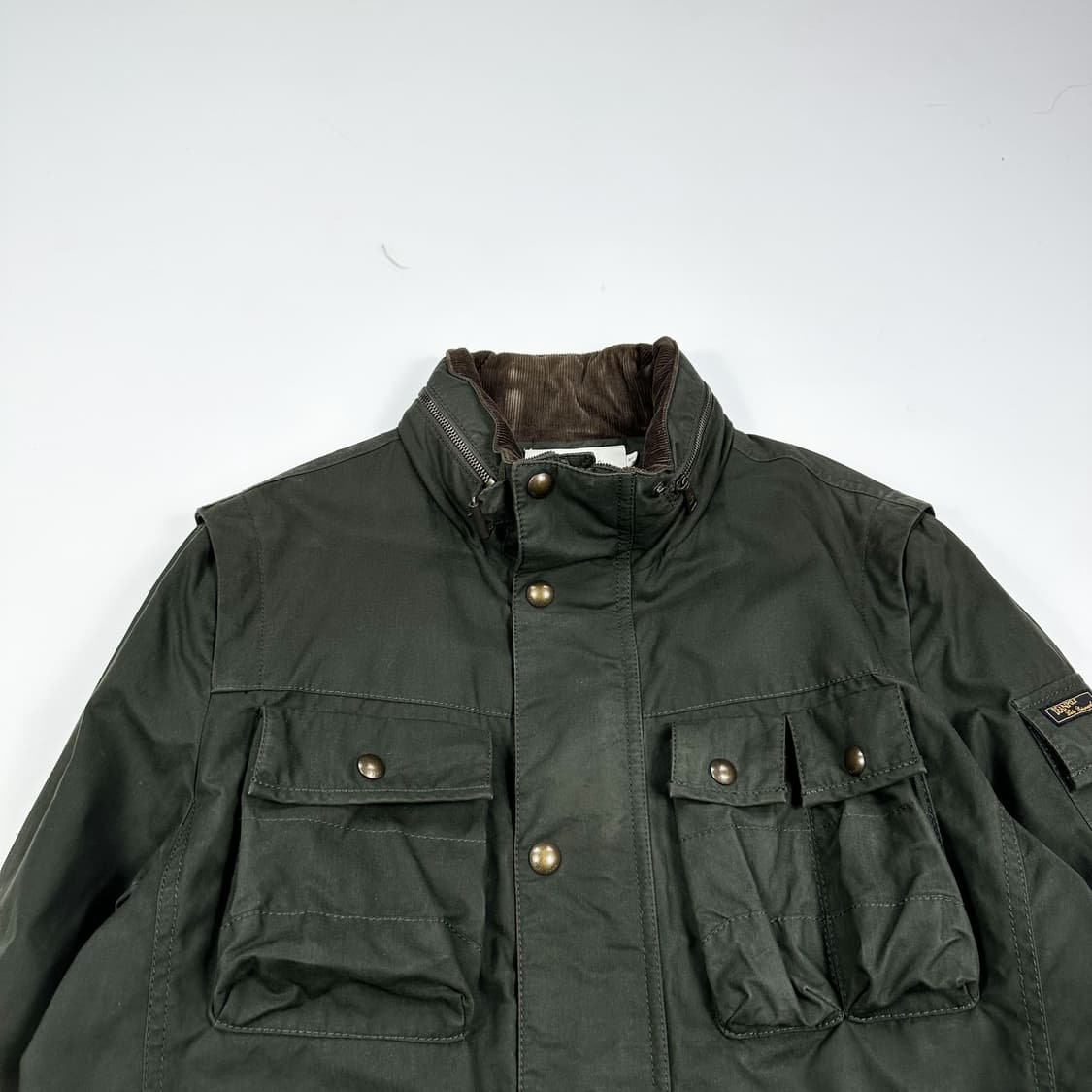 빈폴 클래식 왁스 필드자켓 카키 XL 상품이미지2