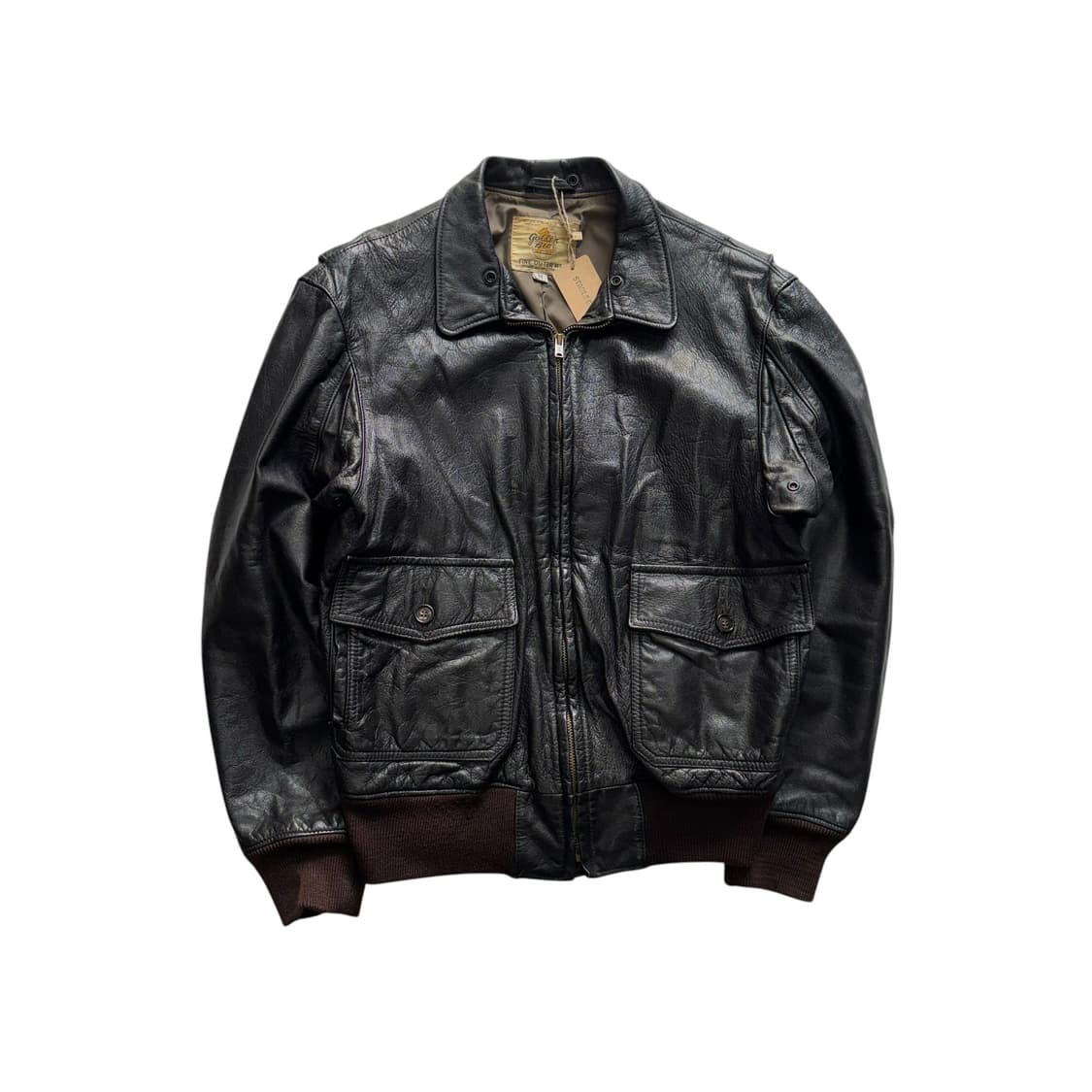 [100] 80's 골든베어 A2 봄버 레더 자켓 상품이미지1
