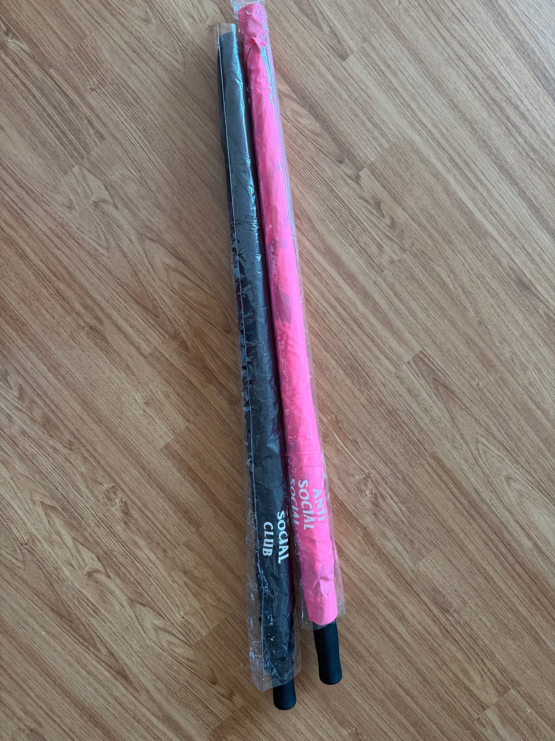 안티소셜클럽 장우산 핑크&블랙 새상품 상품이미지7