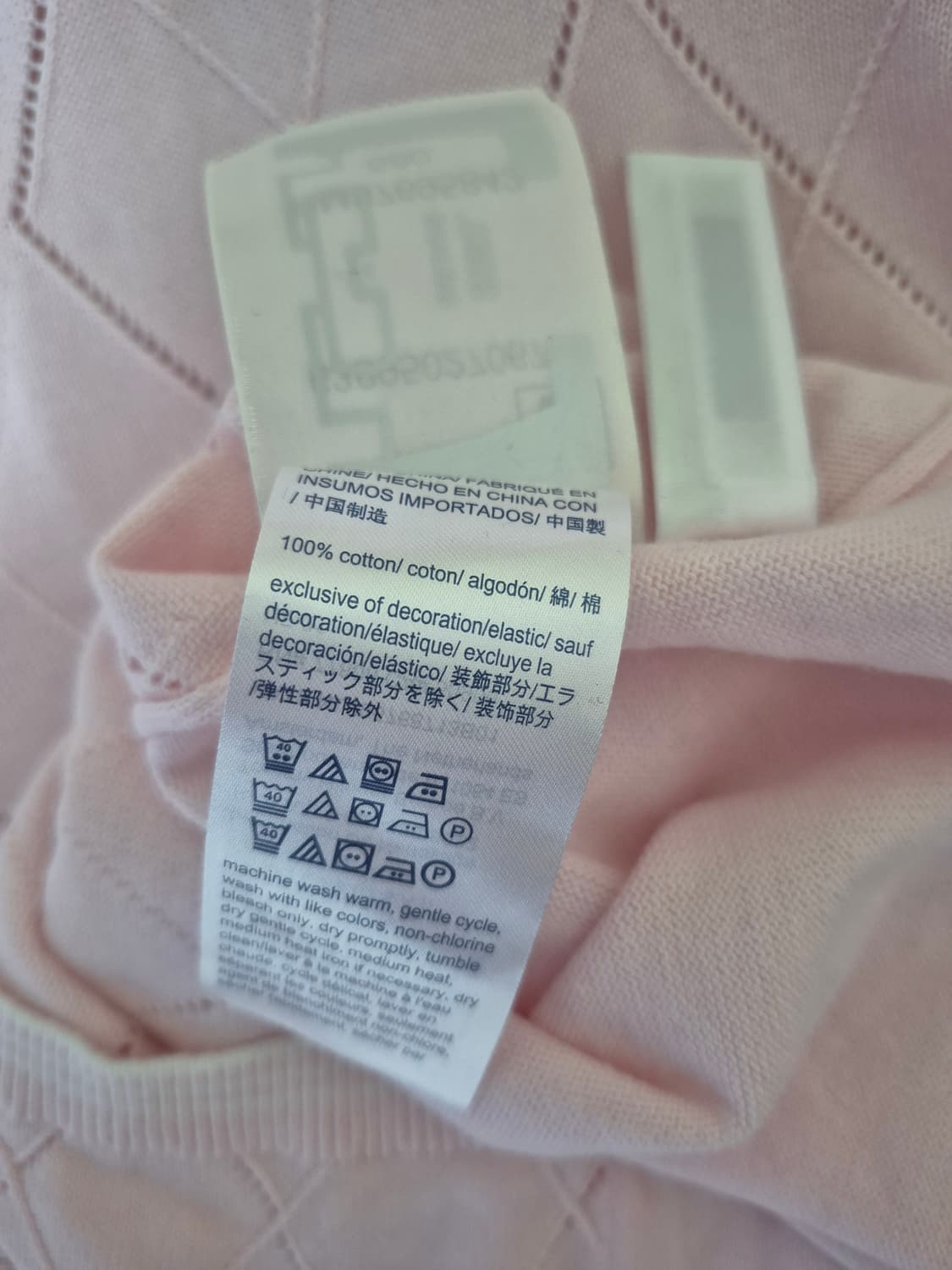 타미힐피거 브이넥 코튼니트 상품이미지6