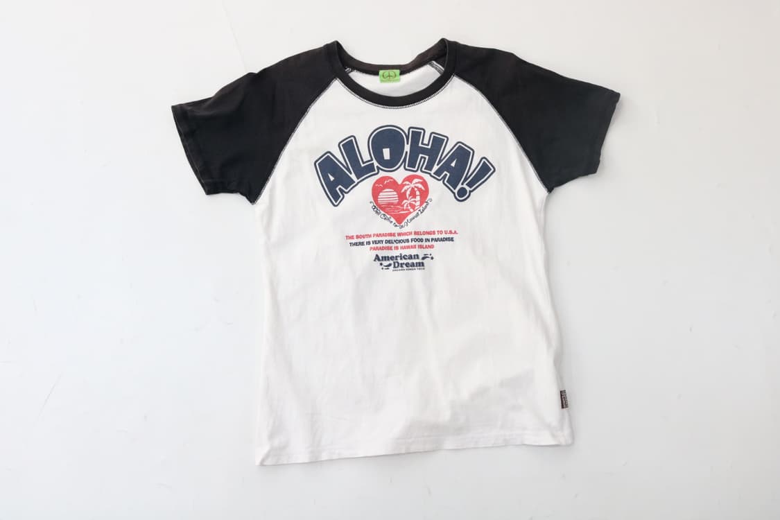 Peace Mountain 피스 마운틴 알로하 그래픽 래글런 반팔 티셔츠 상품이미지5