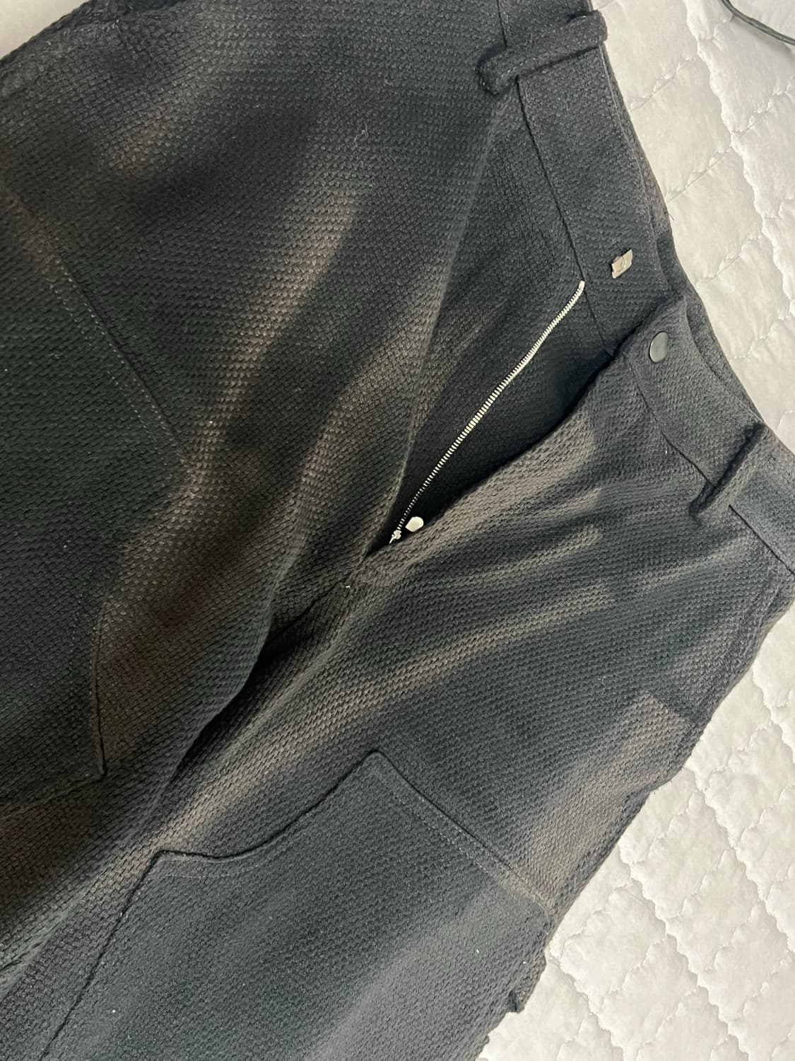 지용킴 25ss 더블니 트라우저 s 상품이미지7