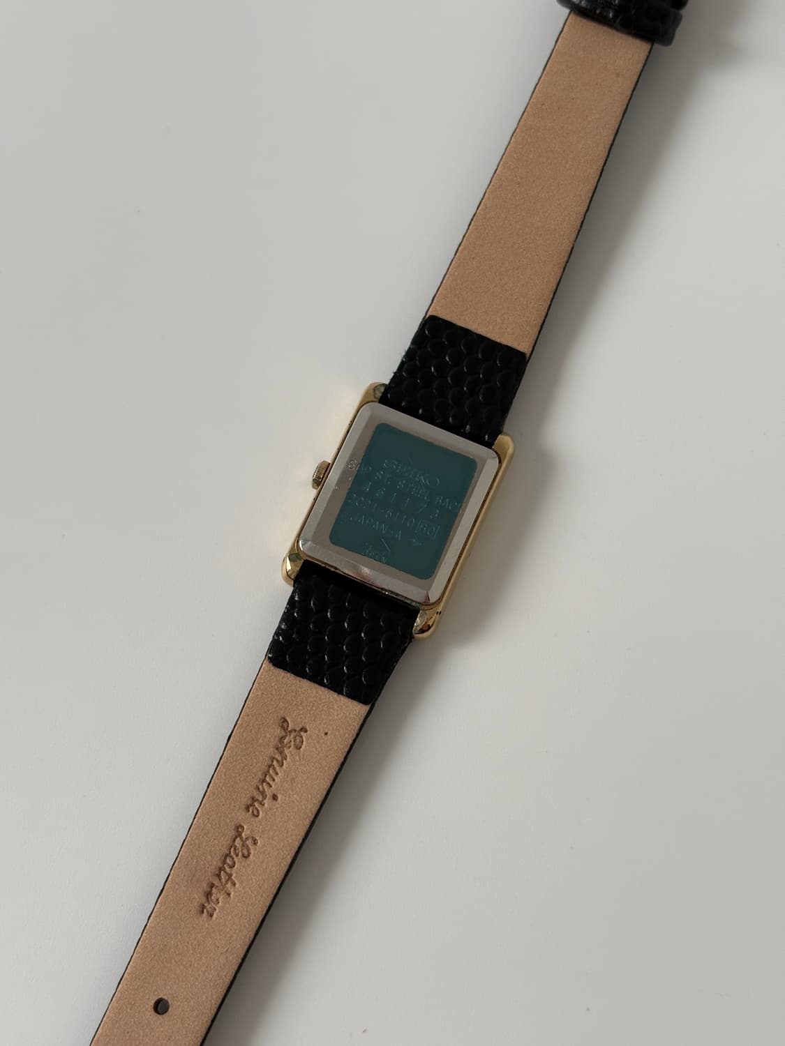 세이코 1980년대 빈티지 시계 골드 탱크 쿼츠 여성 상품이미지7