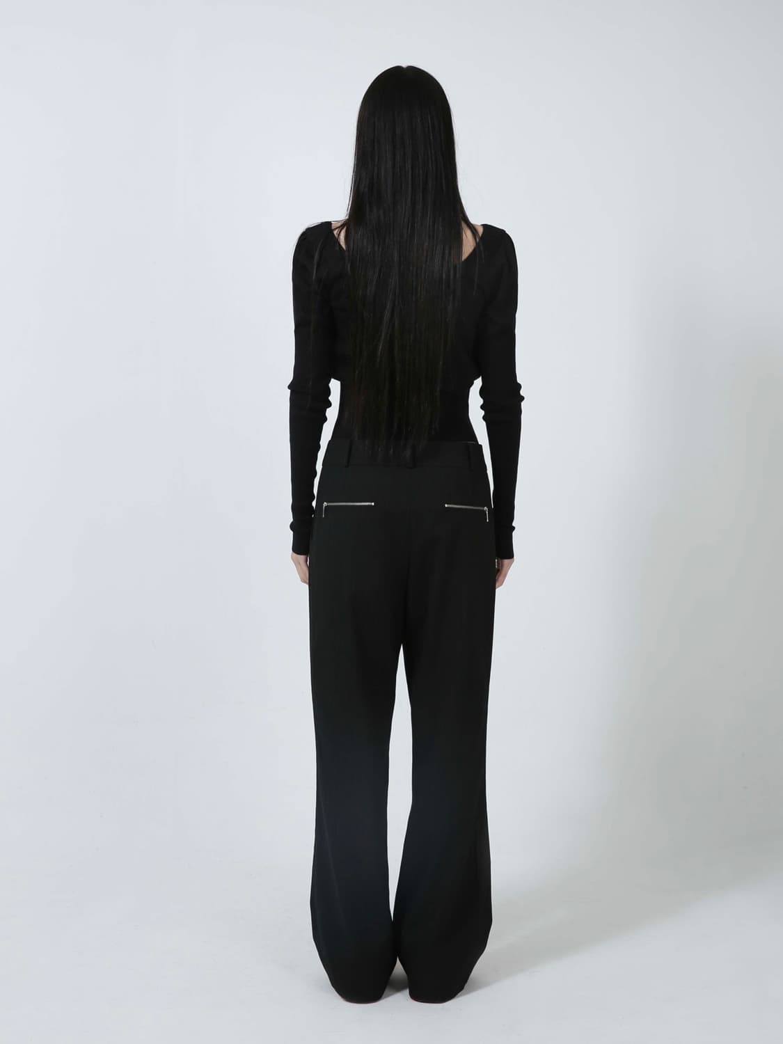 이음 스트라이프 부츠컷 팬츠 상품이미지2