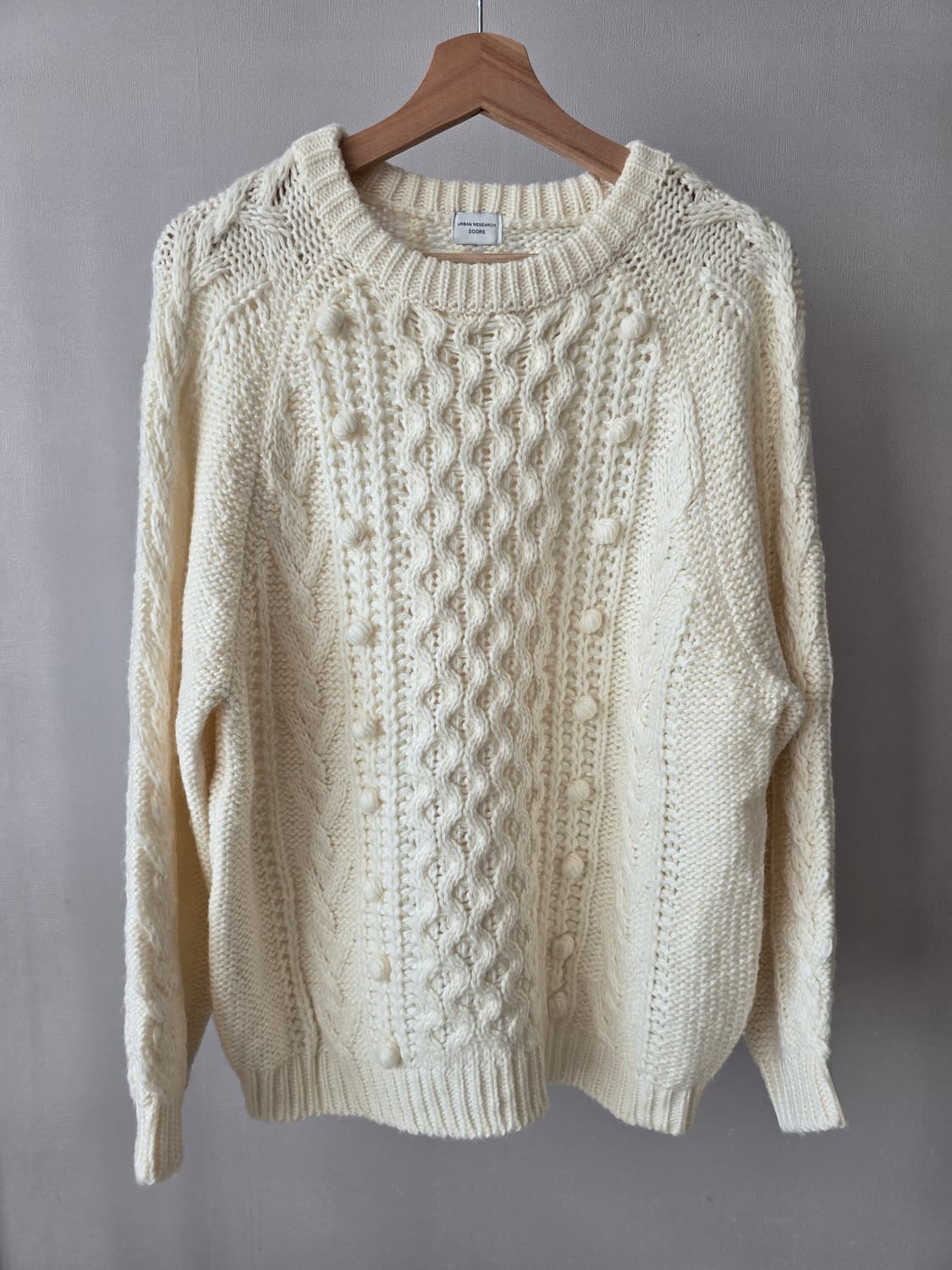 URBAN RESEARCH DOORS 꽈배기 니트 상품이미지5