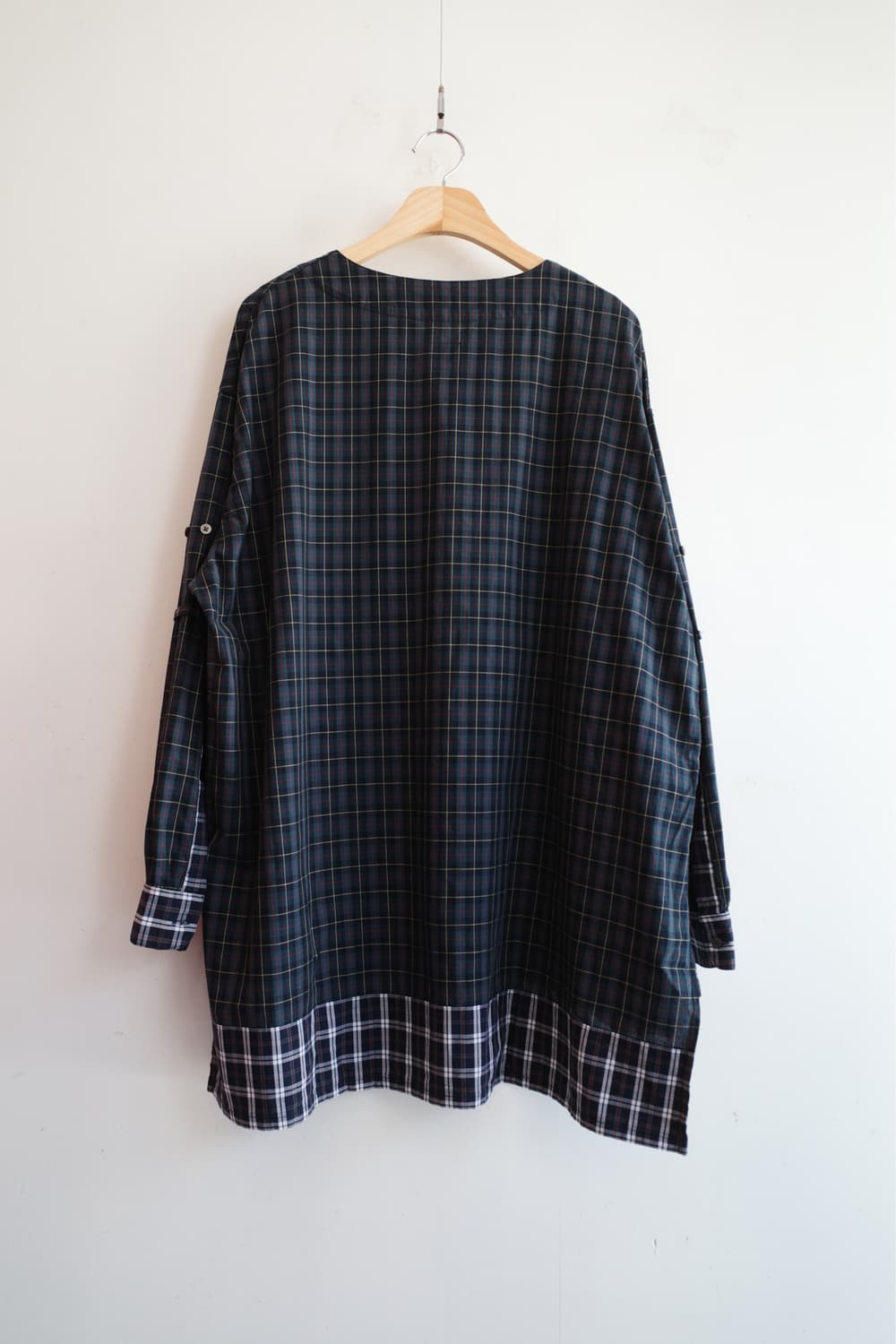 AIE by 네펜데스 뉴욕 체크패턴 투웨이 롱셔츠 (MADE IN USA 상품이미지10