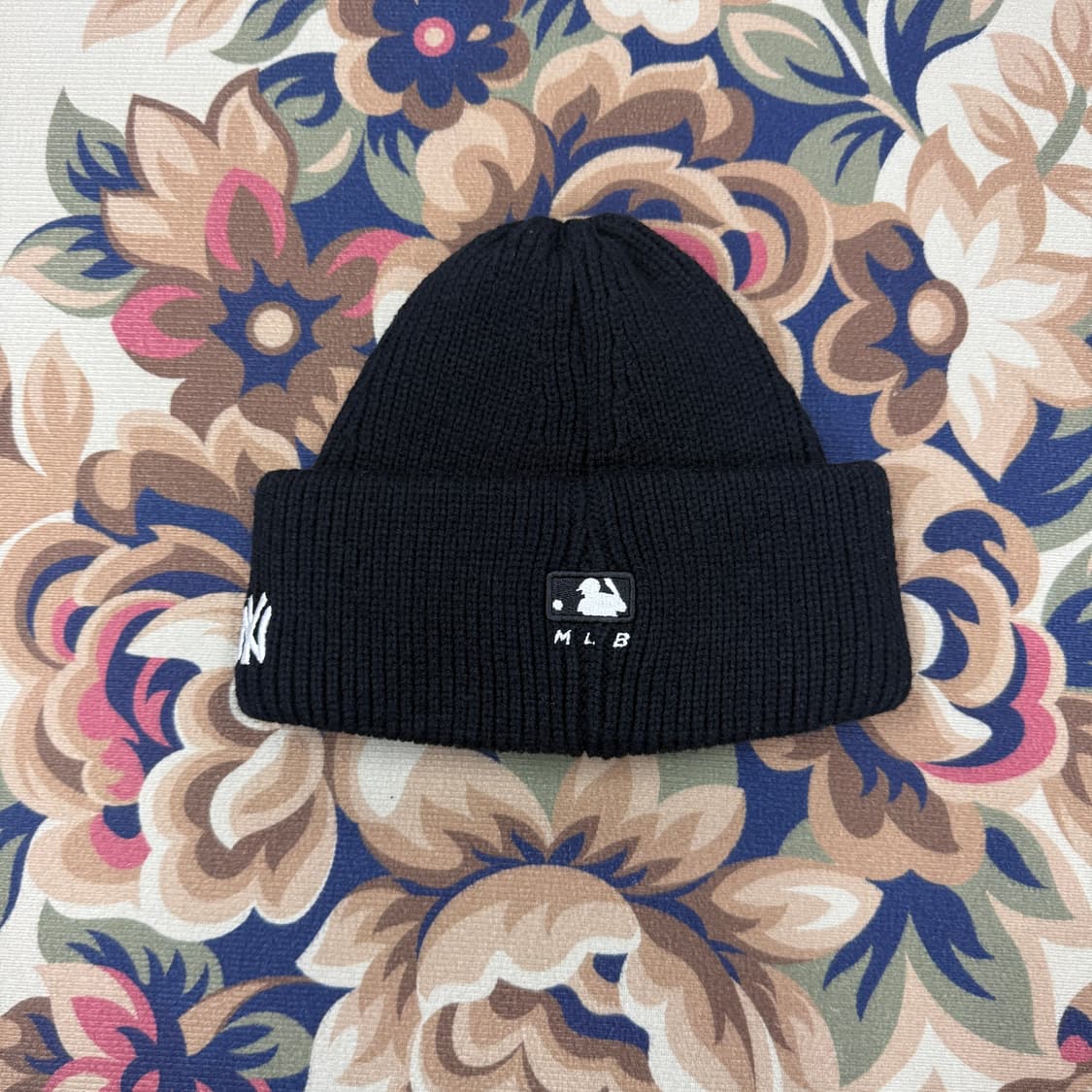 엠엘비 MLB 뉴욕양키즈 스마일 비니(블랙) 상품이미지2
