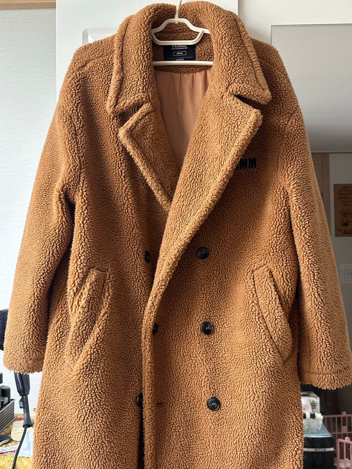 Fcmm 테디베어 뽀글이 코트 m 상품이미지2