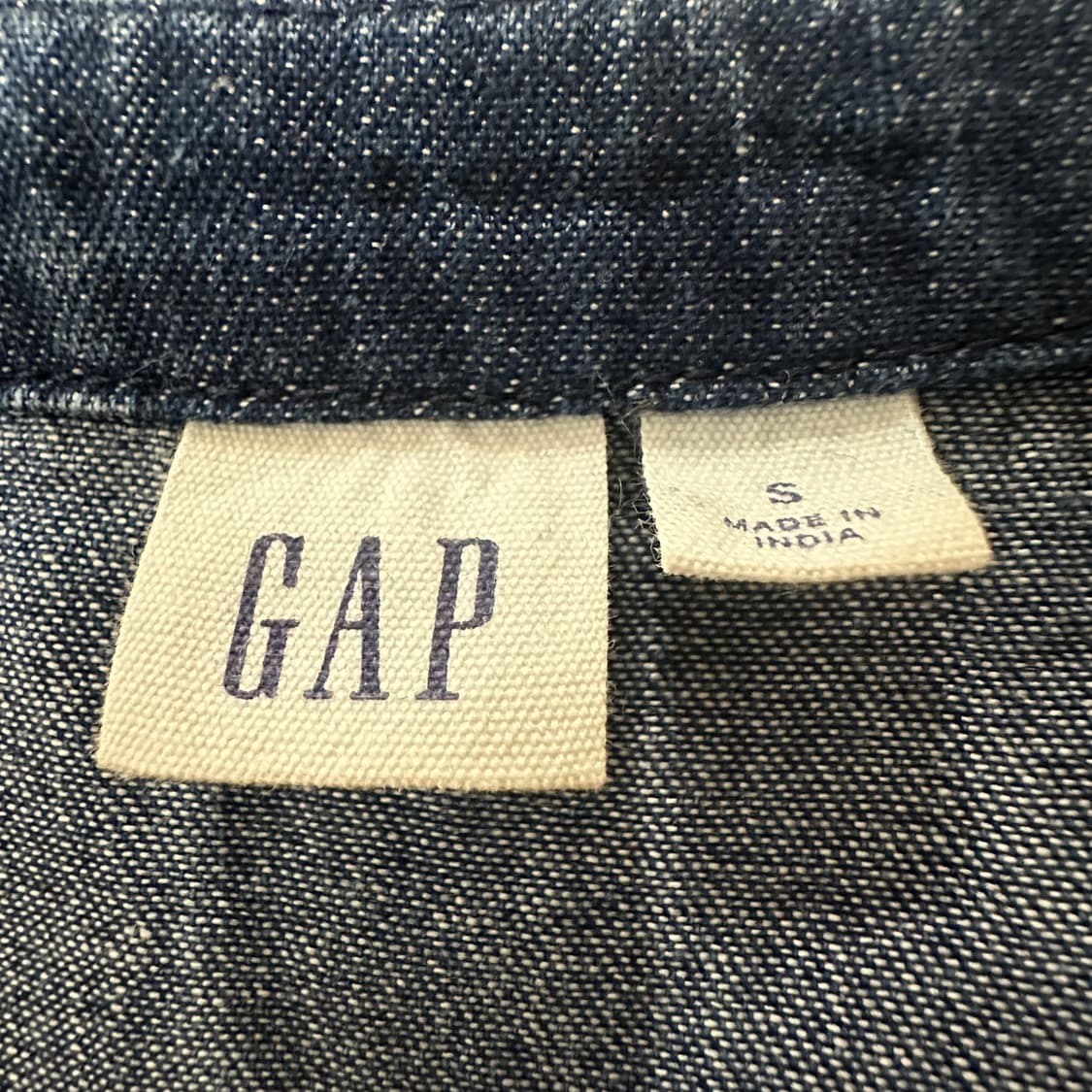 GAP india made denim vest 상품이미지3