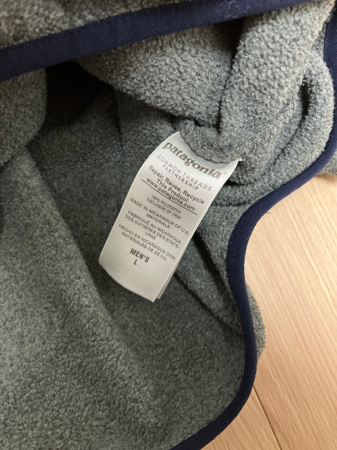 파타고니아 신칠라 90s 차콜 네이비 상품이미지4