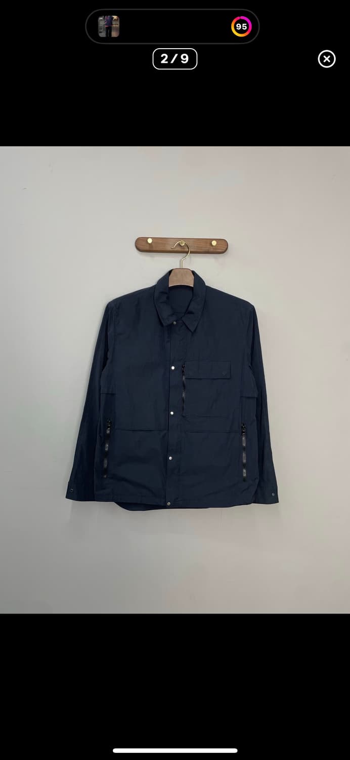 솔리드옴므 나일론 블랙 자켓 A3583 상품이미지2