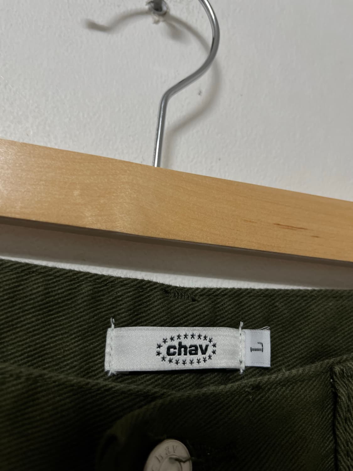 30 Chav 카키 와이드팬츠 바지 정품 상품이미지4