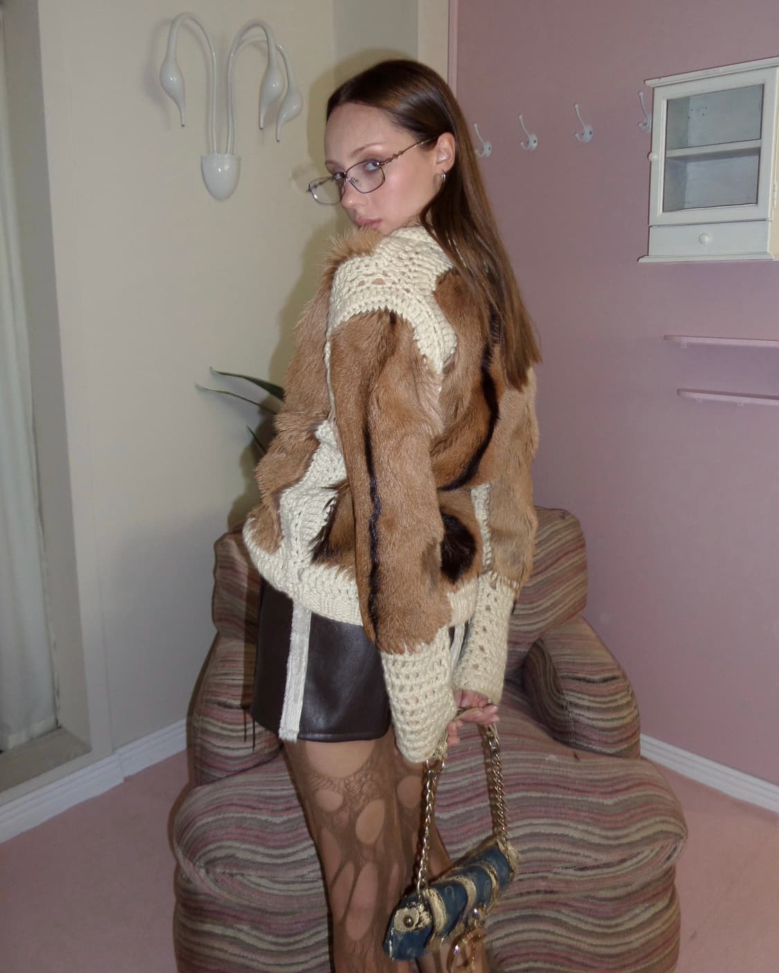 Dior John Galliano F/W 2001 goat fur cd 상품이미지2