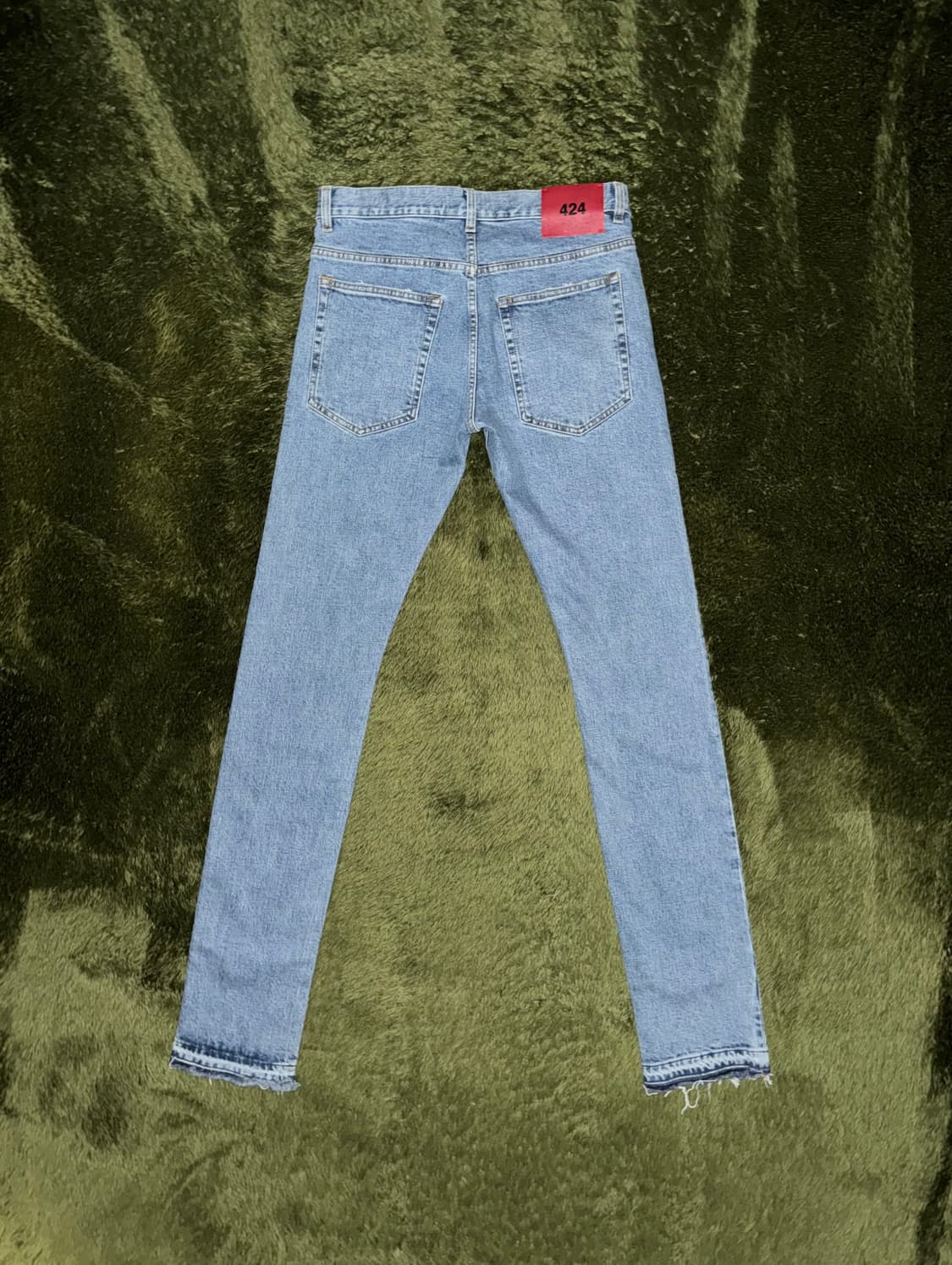 [46] 424 On Fairfax 포투포 컷오프 슬림 진 데님 팬츠 상품이미지8