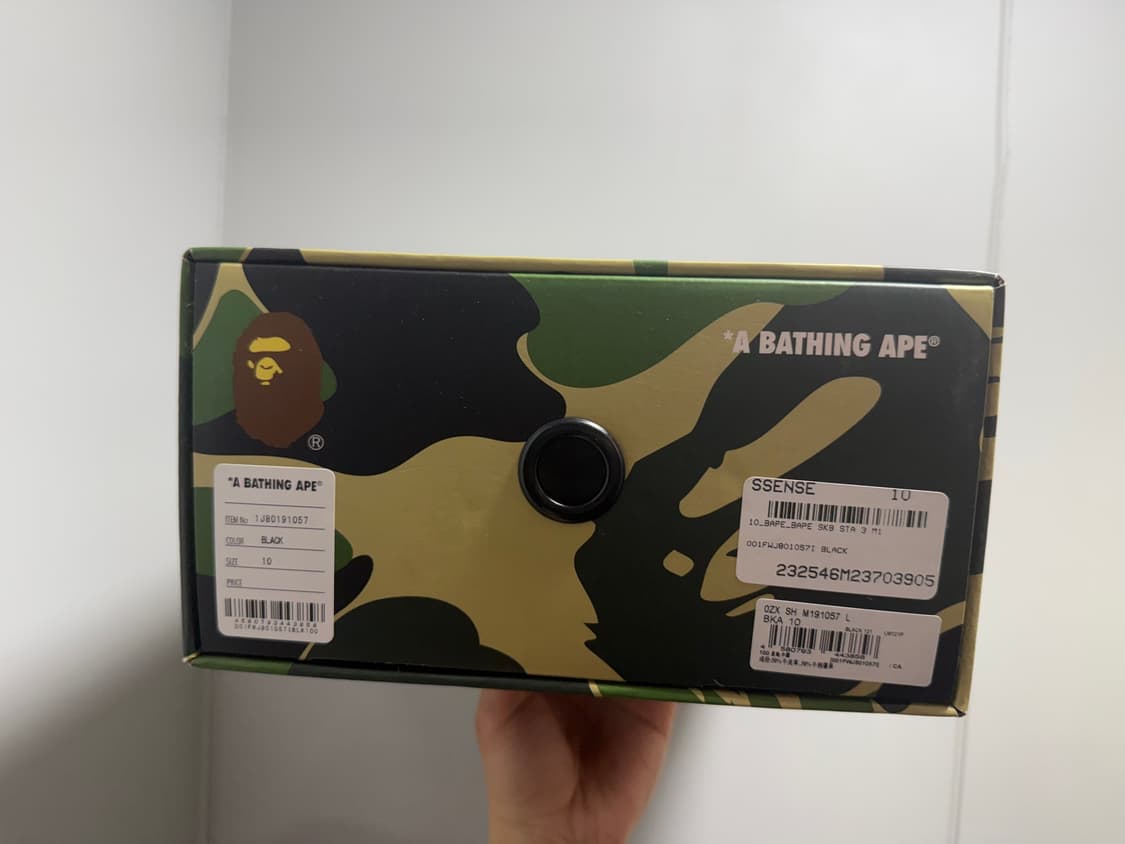 BAPE Bape SK8 Sta #3 Black 상품이미지8