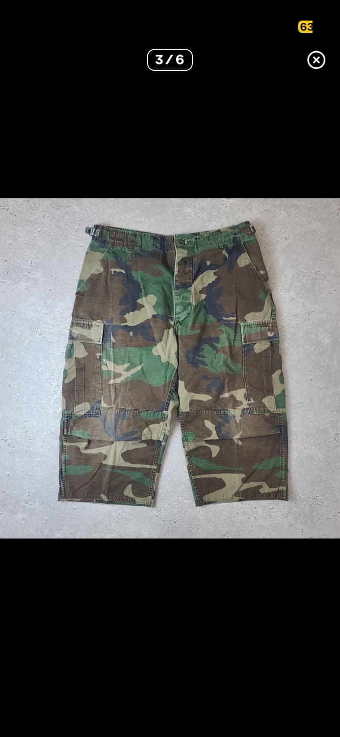 US ARMY 엑스트라 컷오프 카모 쇼츠 빈티지 상품이미지2