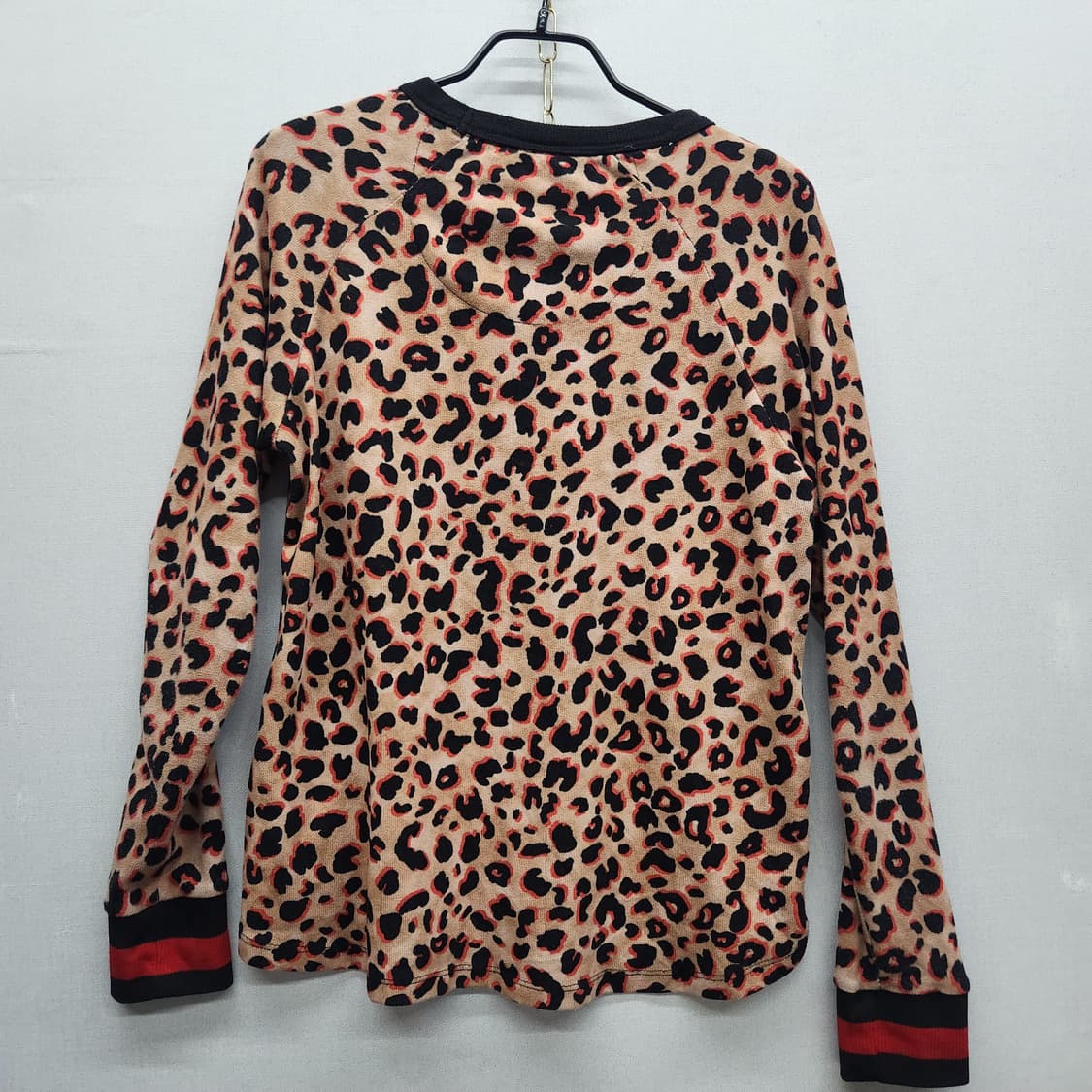 DKNY 로고 레오파드 패턴 빈티지 롱슬리브 S(S~M) 상품이미지4