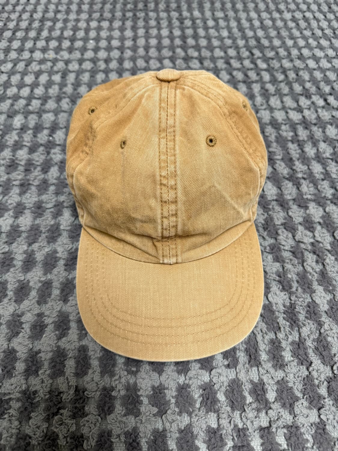  [CA4LA] 카시라 빈티지 베이지 코튼 볼캡 상품이미지2