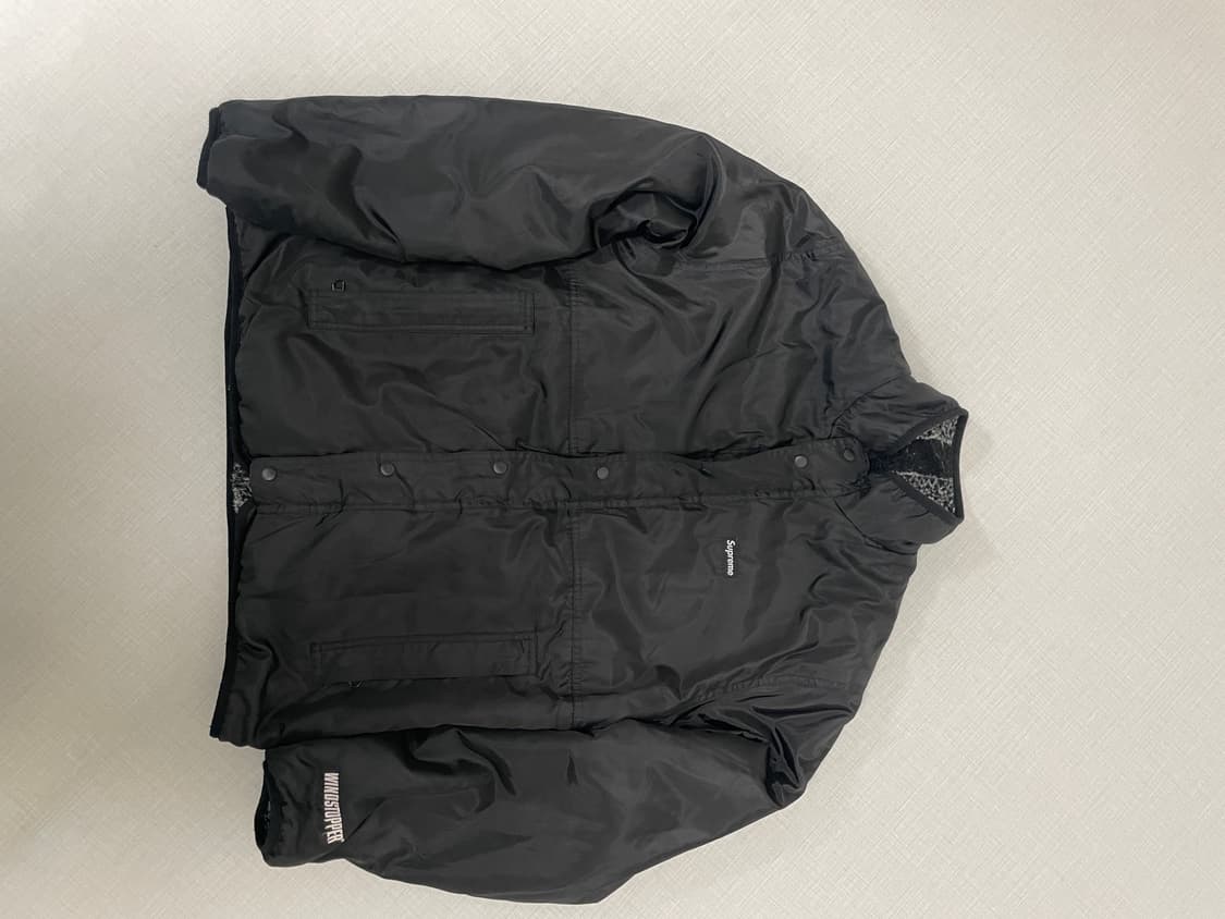 슈프림 리버서블 반다나 플리스 자켓 블랙 M 상품이미지6