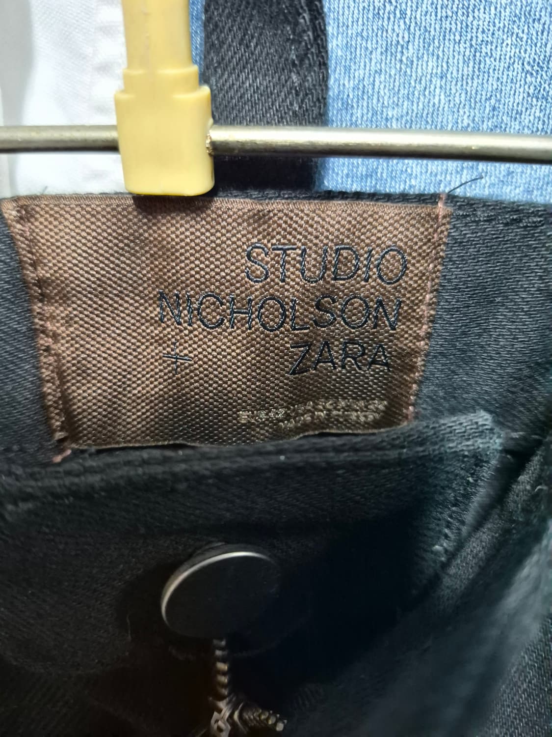 스튜디오니콜슨 자라 블랙 와이드 벌룬 청바지 34 상품이미지4