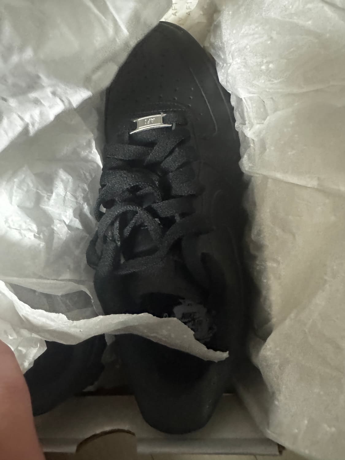 새상품) 나이키 에어포스 1 '07 트리플블랙 (260) 상품이미지2