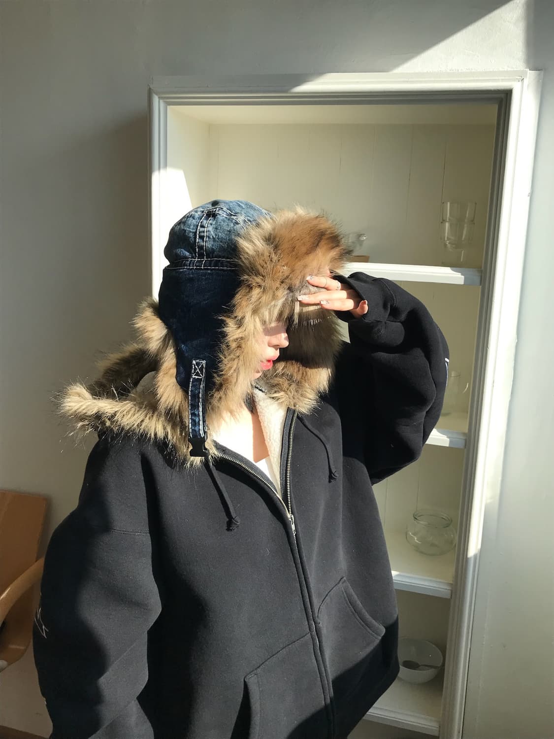 슈프림 x 트루릴리전 고어텍스 데님 트루퍼햇 상품이미지5