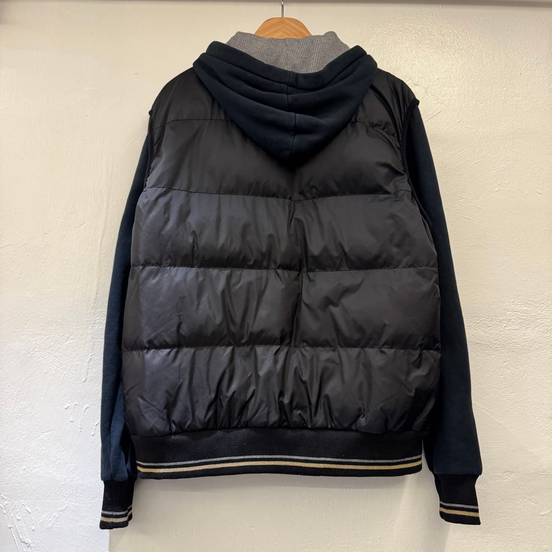 쇼트 패딩 베스트 후드집업 상품이미지2