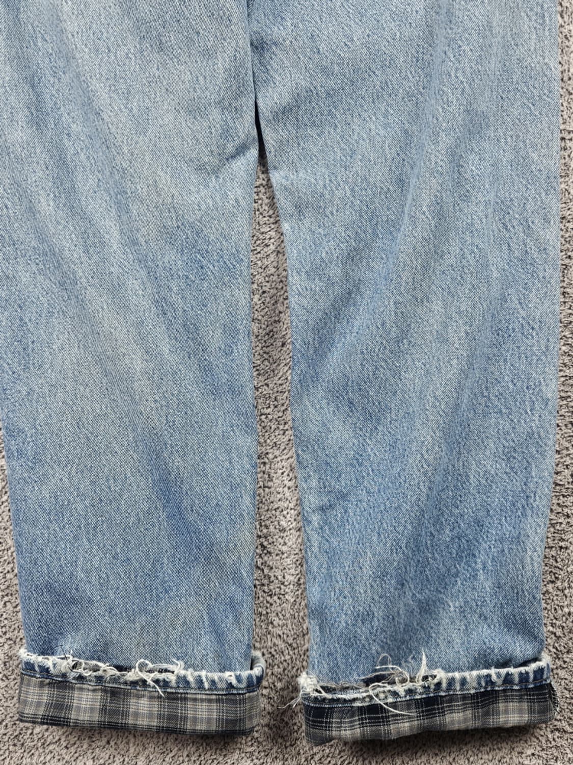 칼하트 헤비 플란넬 데님 워크 팬츠 ( 30 X 32 ) / 10377 상품이미지10