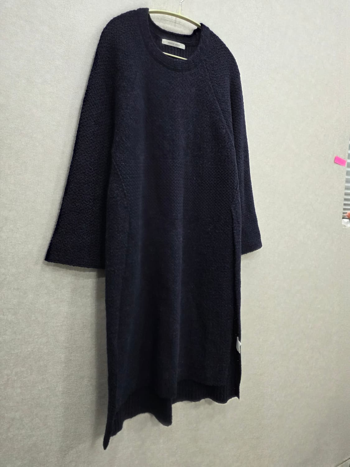 VOICE OF VOICES 알파카 니트 원피스 네이비컬러 (55~77) 상품이미지4